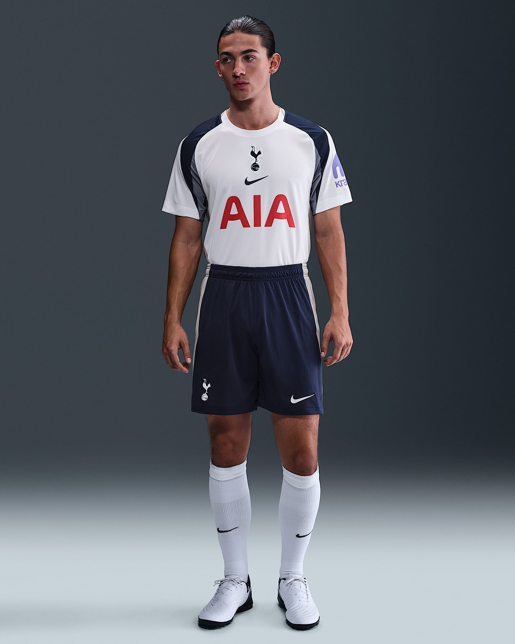 Tottenham Hotspur 2025/26 Stadium Home Men's Nike Dri-FIT Football Replica Shorts - Binary Blue/Light Iron Ore/White