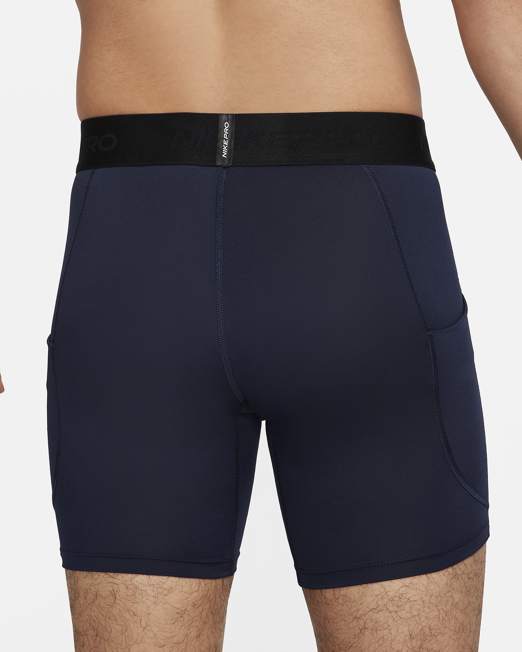 Nike Pro Men's Dri-FIT Fitness Shorts - Obsidian/White