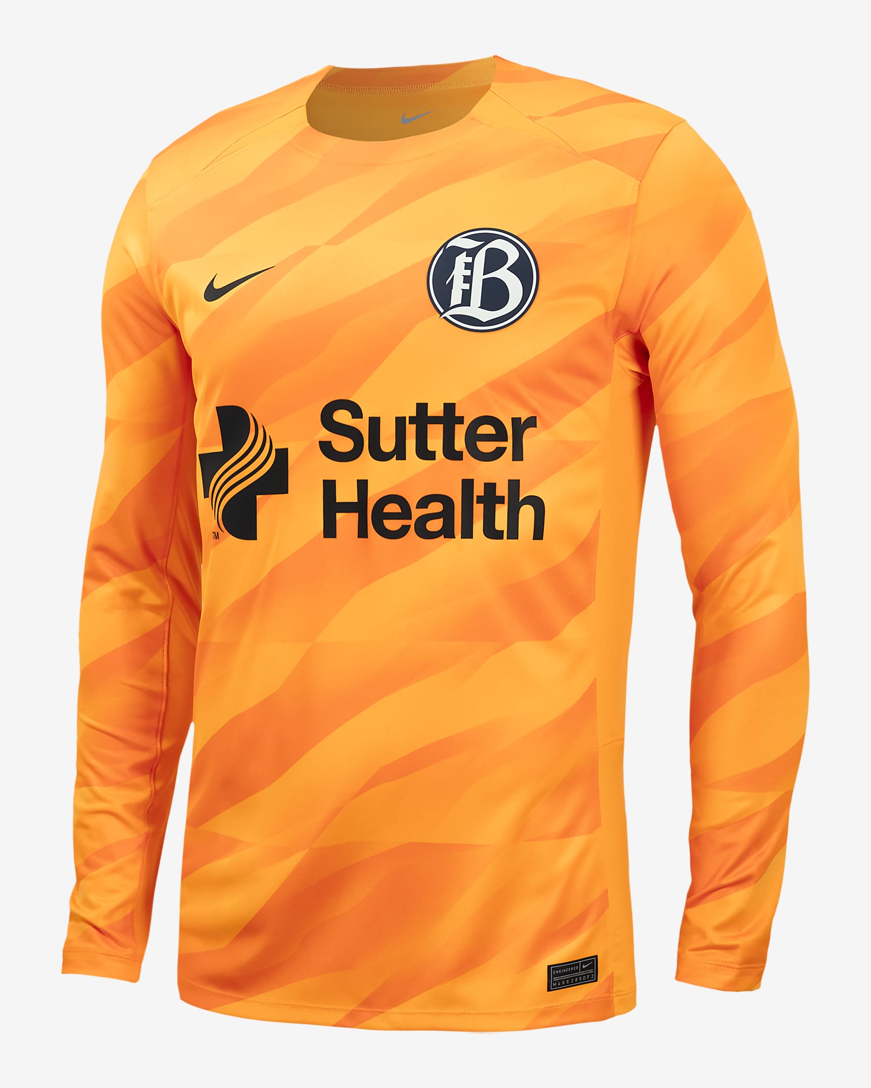 Bay FC 2024 Goalkeeper Nike NWSL Long-Sleeve Replica Jersey - Taxi/Vivid Orange