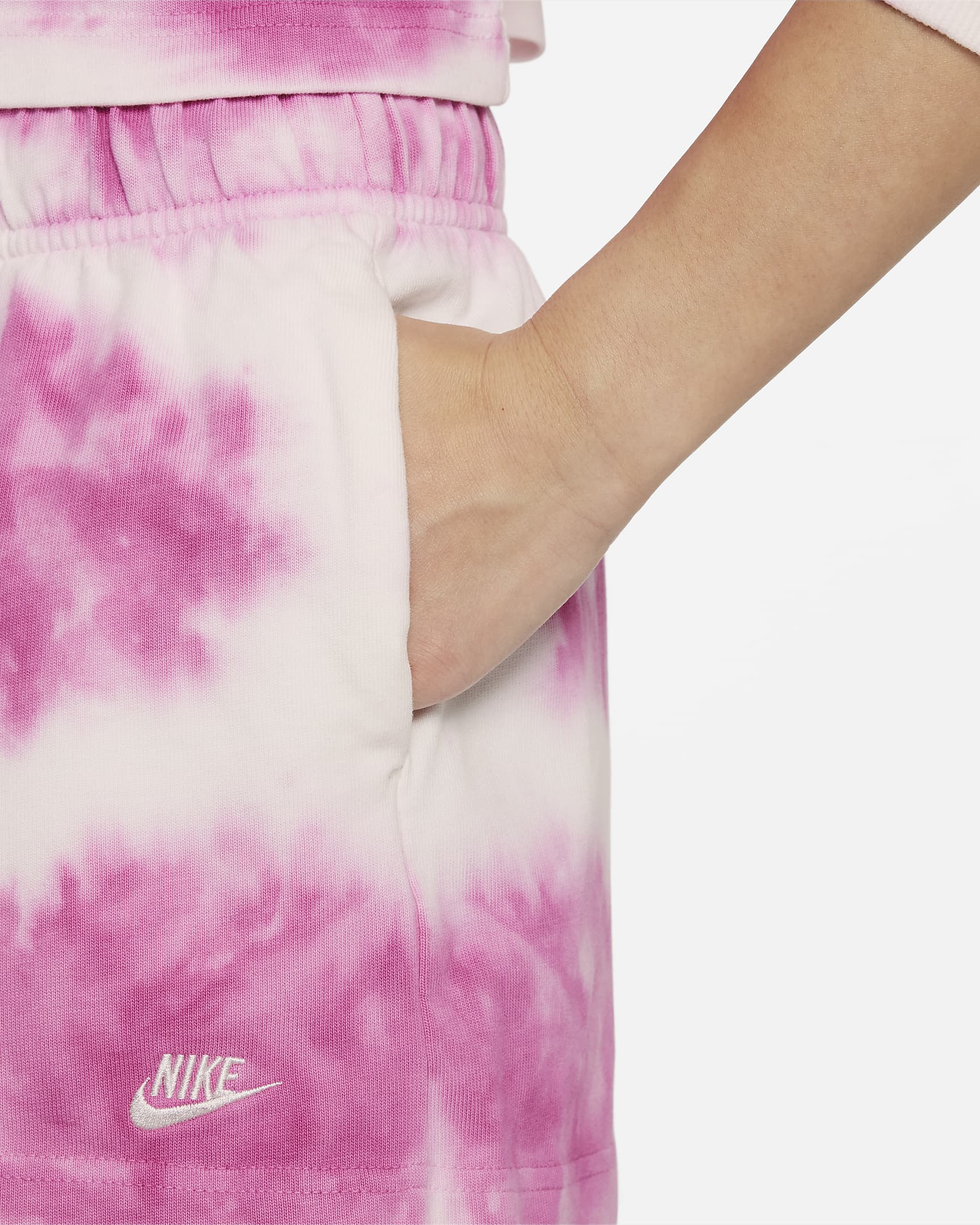 Nike Sportswear WashedShorts mit Print für ältere Kinder (Mädchen
