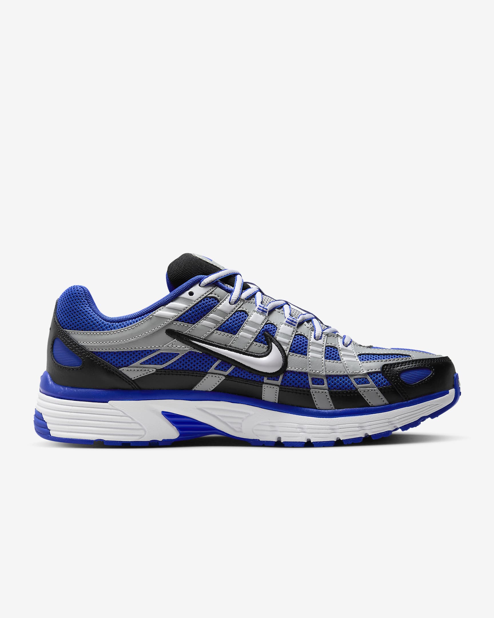 Nike P-6000 Shoes - Racer Blue/Black/Flat Silver/White