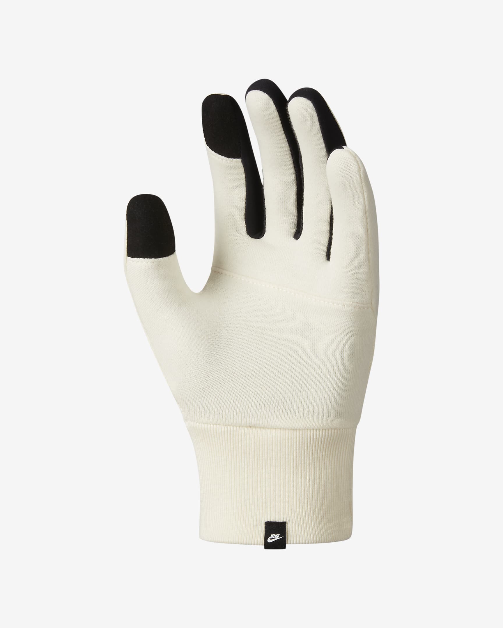 Nike Club Fleece Guantes - Mujer - Coconut Milk/Negro/Negro