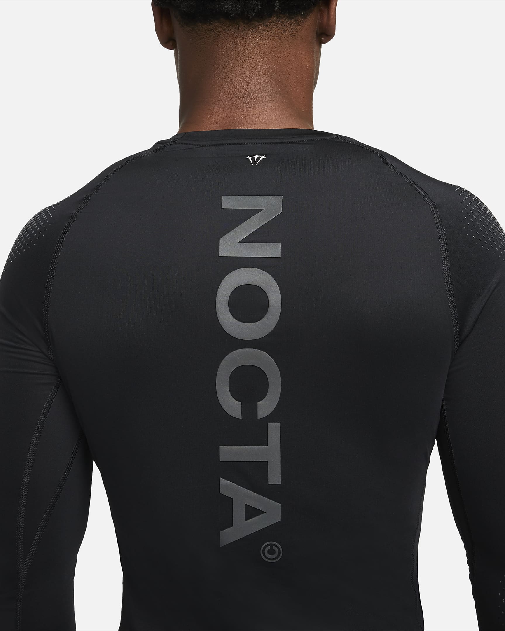 NOCTA Men's Long-Sleeve Base Layer Top - Black/White/Anthracite/White