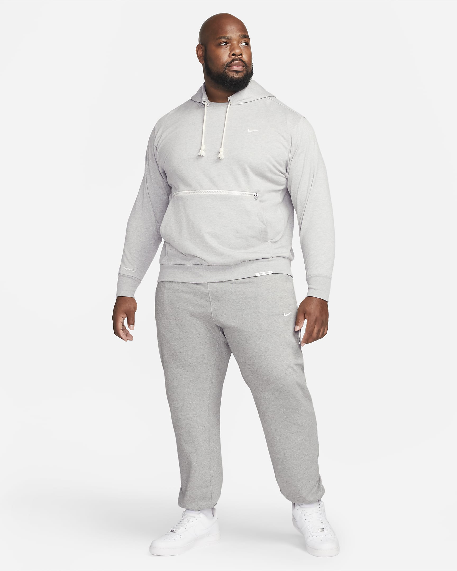 Nike Standard Issue Men's Dri-FIT Basketball Pants - Dark Grey Heather/Pale Ivory