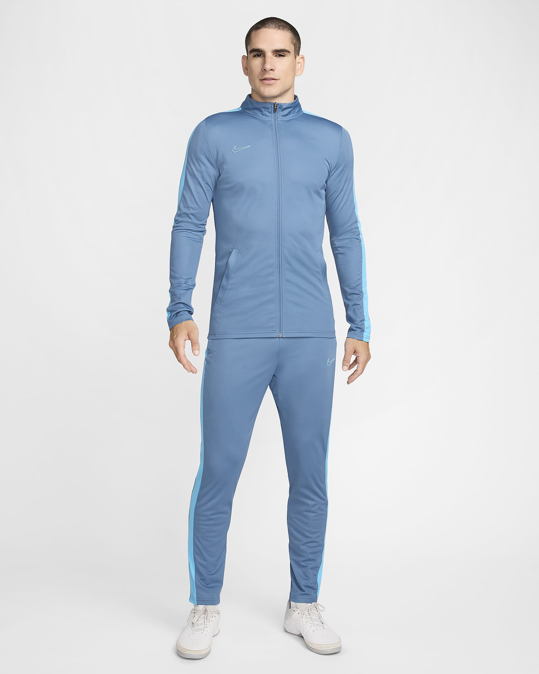 Nike Academy Dri-FIT fotballtracksuit til herre - Aegean Storm/Baltic Blue/Baltic Blue