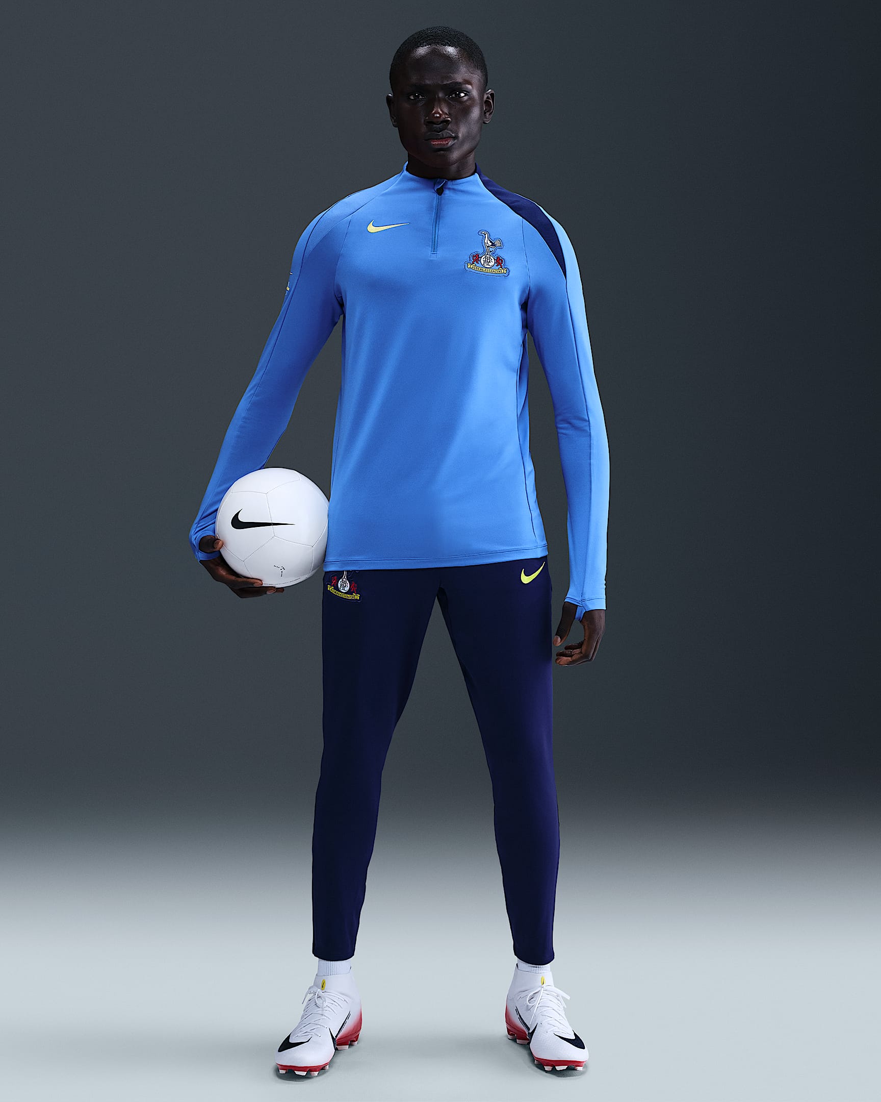 Tottenham Hotspur Strike Third Men's Nike Dri-FIT Total 90 Football Knit Pants - Blue Void/Pacific Blue/Dynamic Yellow