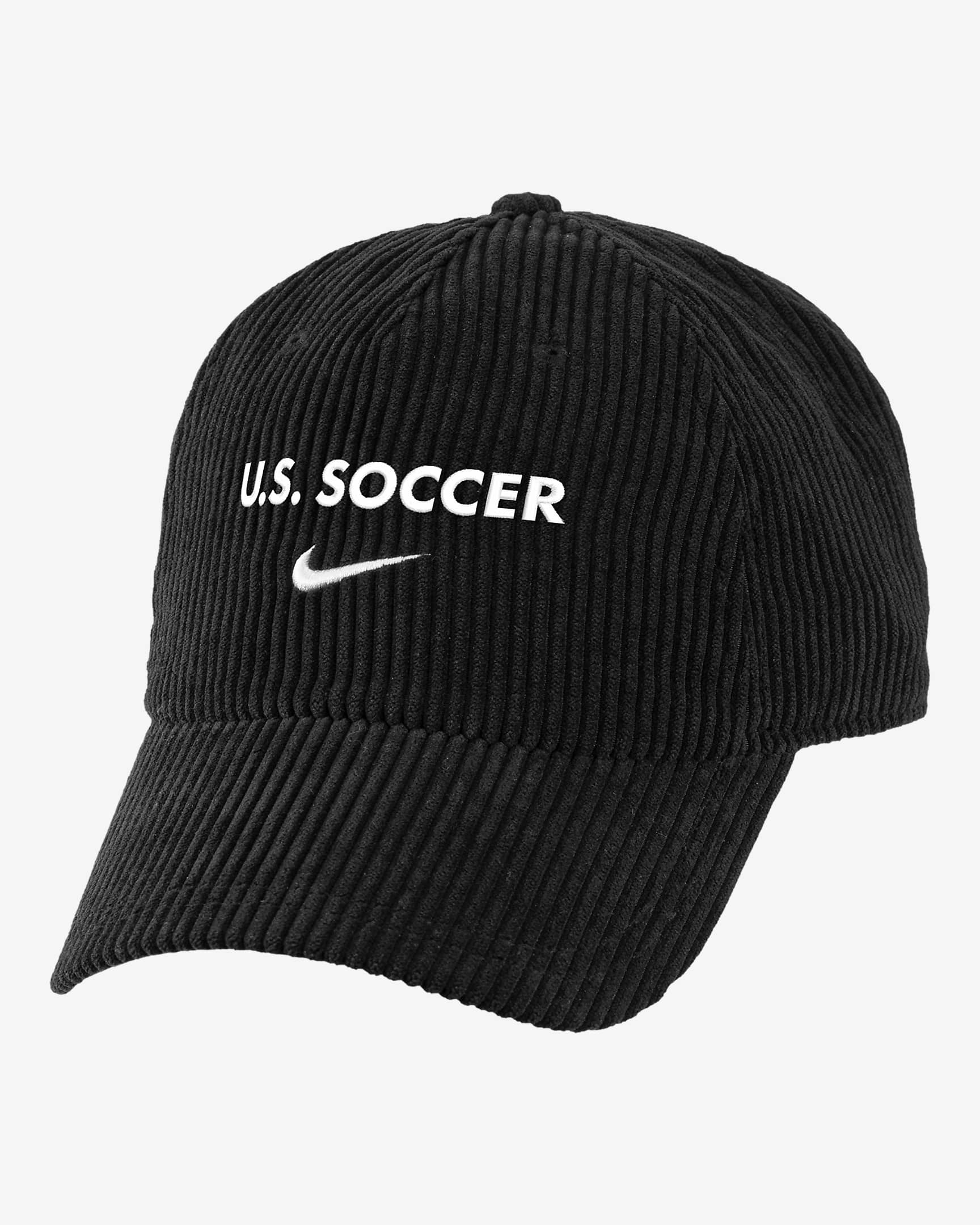 USWNT Nike Soccer Corduroy Cap - Black