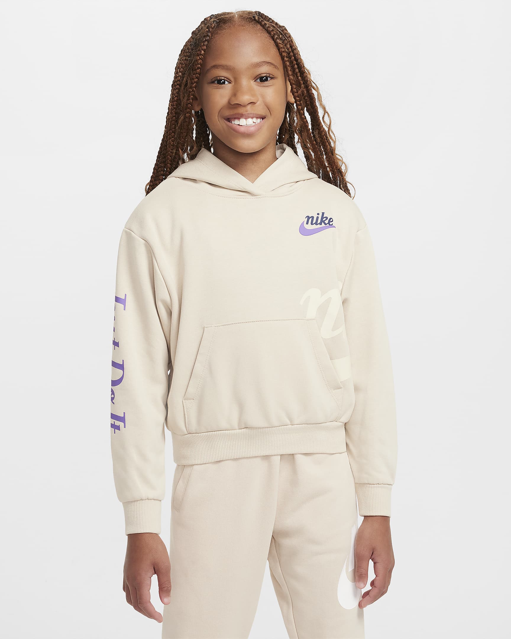 Nike New Impressions Little Kids' Pullover Hoodie - Sanddrift