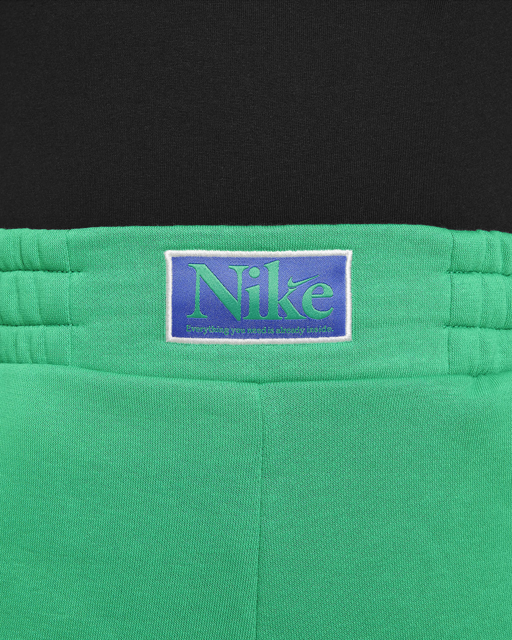 Pants de básquetbol holgados  para niños talla grande (talla amplia) Nike Culture of Basketball - Verde estadio/Azul gozo