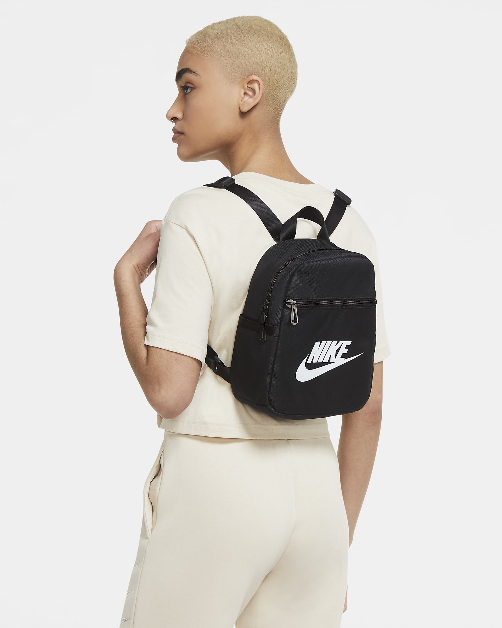 Nike Sportswear Futura 365 Women's Mini Backpack (6L) - Black/Black/White