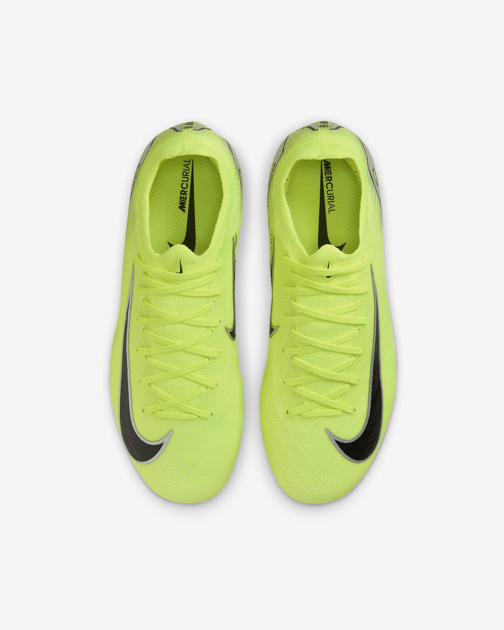 Nike Jr. Mercurial Vapor 16 Pro normál talajra készült, alacsony szárú futballcipő gyerekeknek/nagyobb gyerekeknek - Volt/Fekete