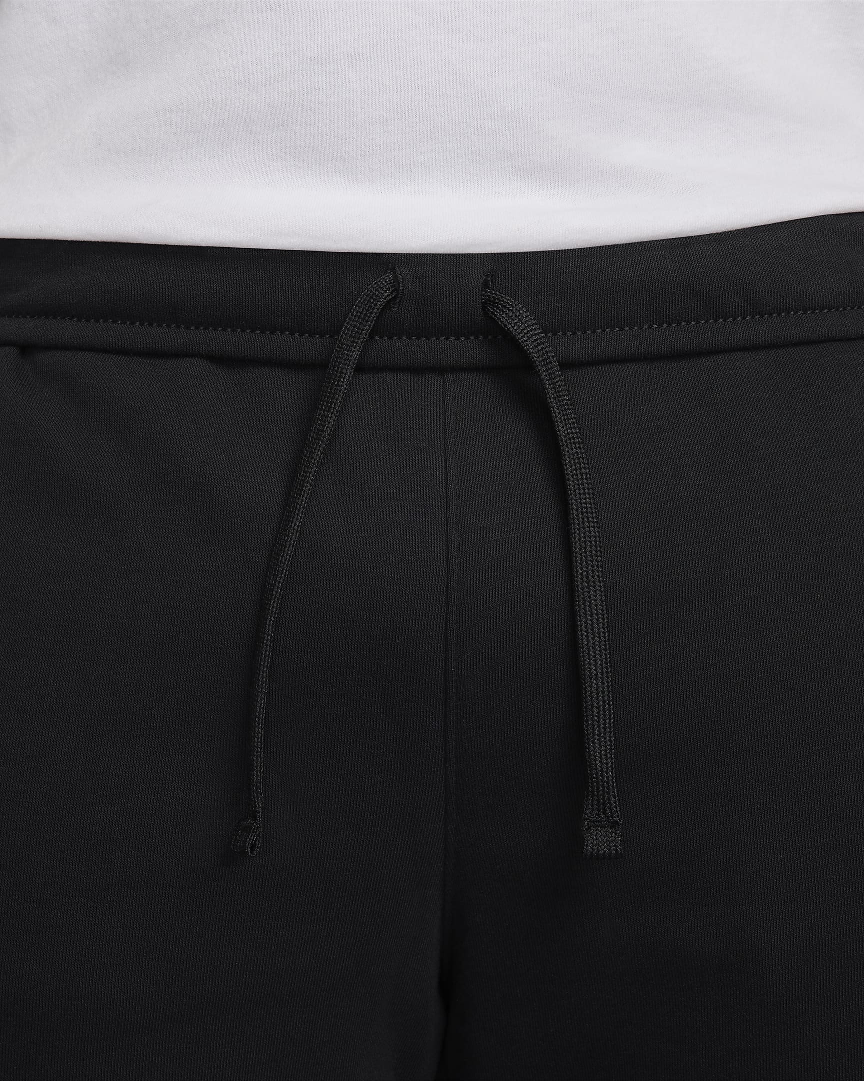 Short en molleton Nike Air pour homme - Noir/Blanc