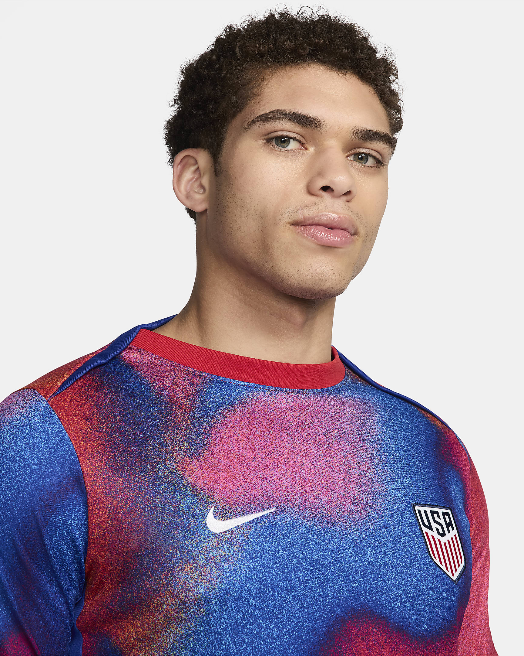 USMNT Academy Pro Men's Nike DriFIT Soccer PreMatch ShortSleeve Top