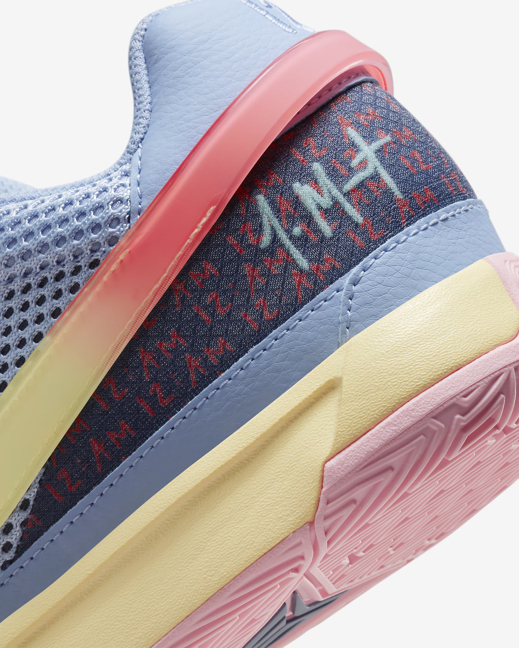 Ja 1 'Day One' EP Basketball Shoes - Cobalt Bliss/Hot Punch/Medium Soft Pink/Citron Tint