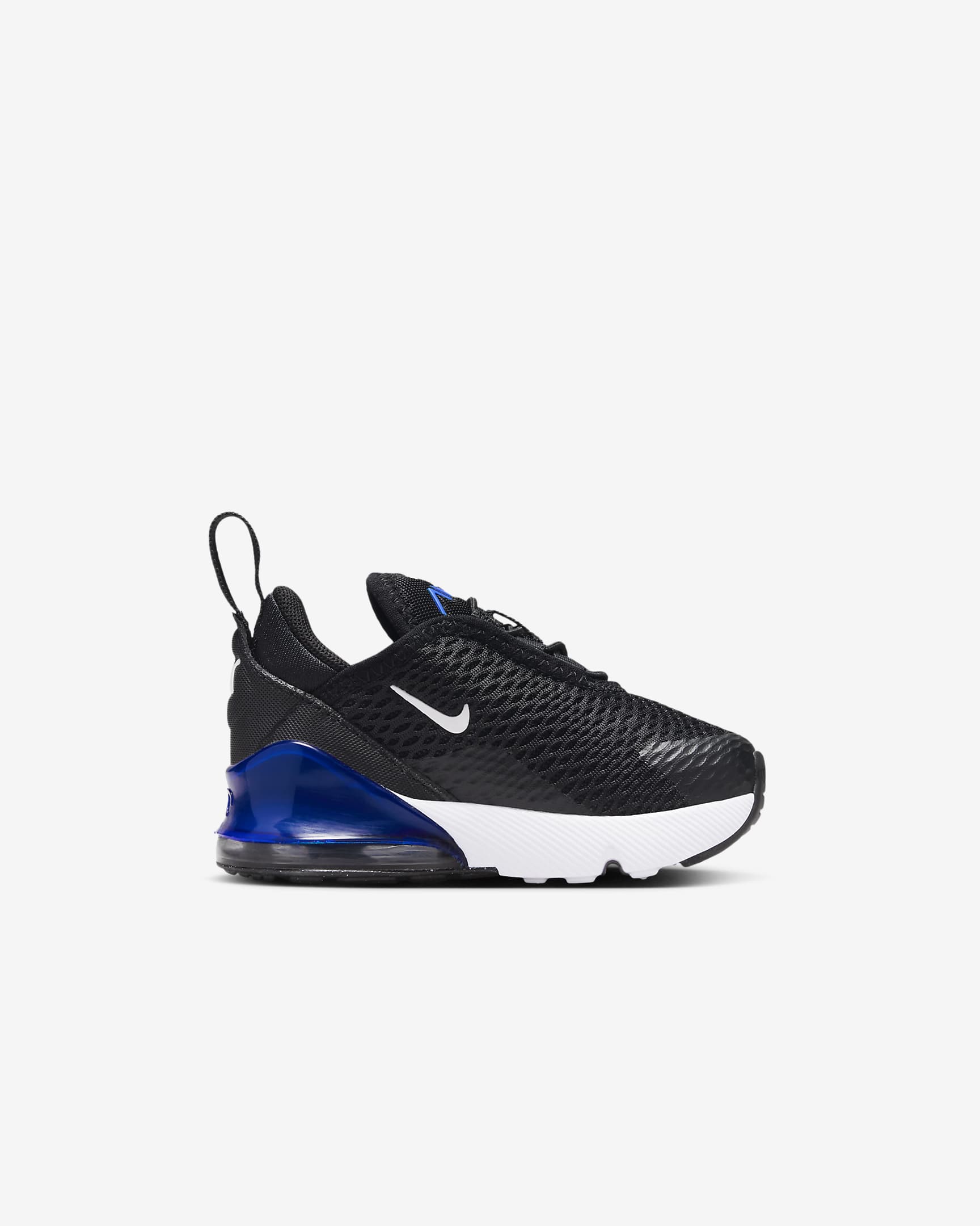 Sapatilhas Nike Air Max 270 para bebé - Preto/Azul Racer/Cinzento escuro/Branco