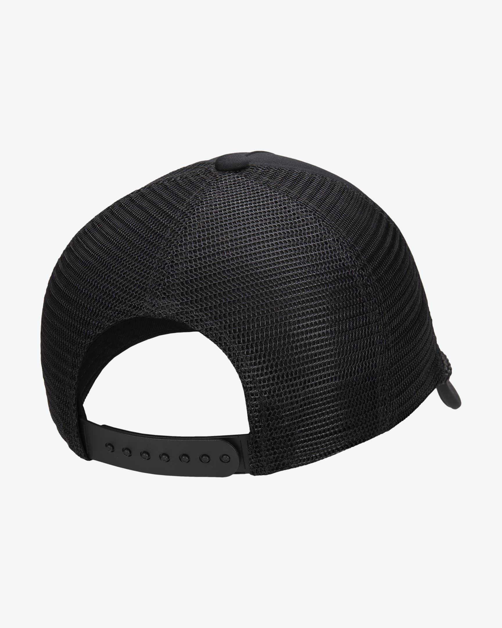 Gorra de rejilla con estructura Nike Dri-FIT Rise - Negro/Negro/Negro