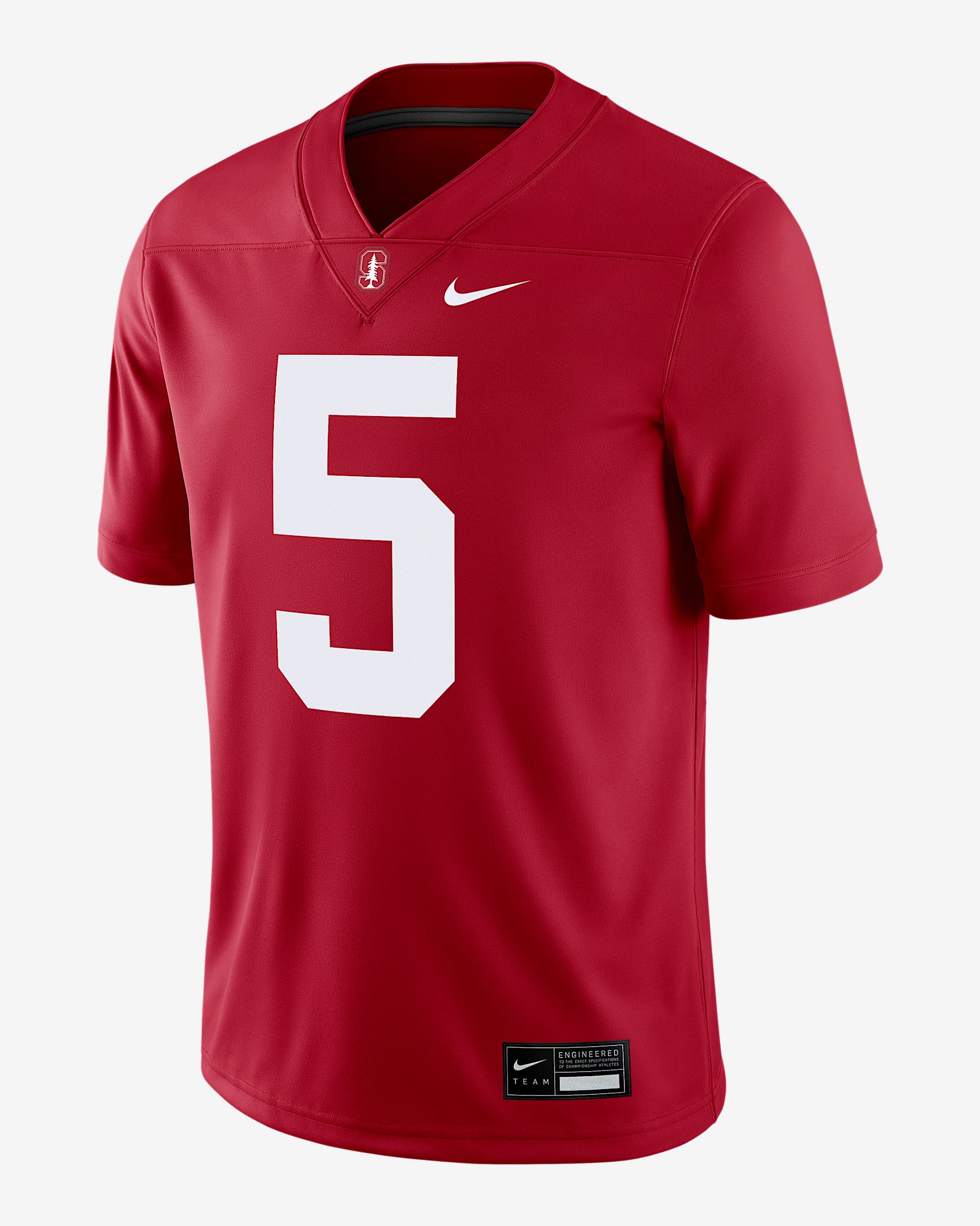 Christian McCaffrey Stanford Men’s Nike Dri-FIT College Game Jersey - Cardinal Red
