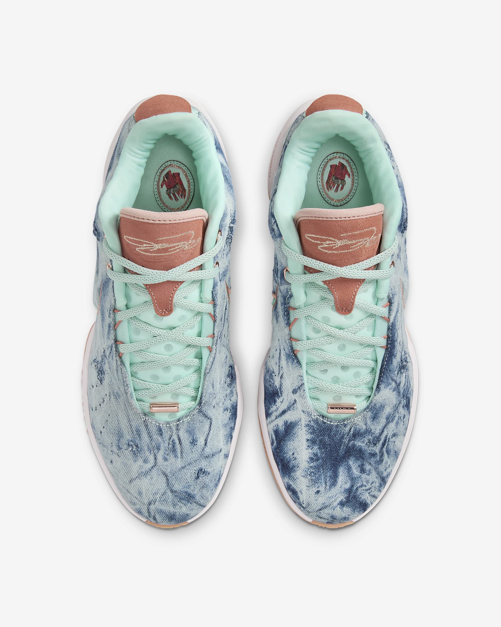 LeBron XXI 'Aragonite' EP Basketball Shoes - Jade Ice/Emerald Rise/Platinum Violet/Terra Blush