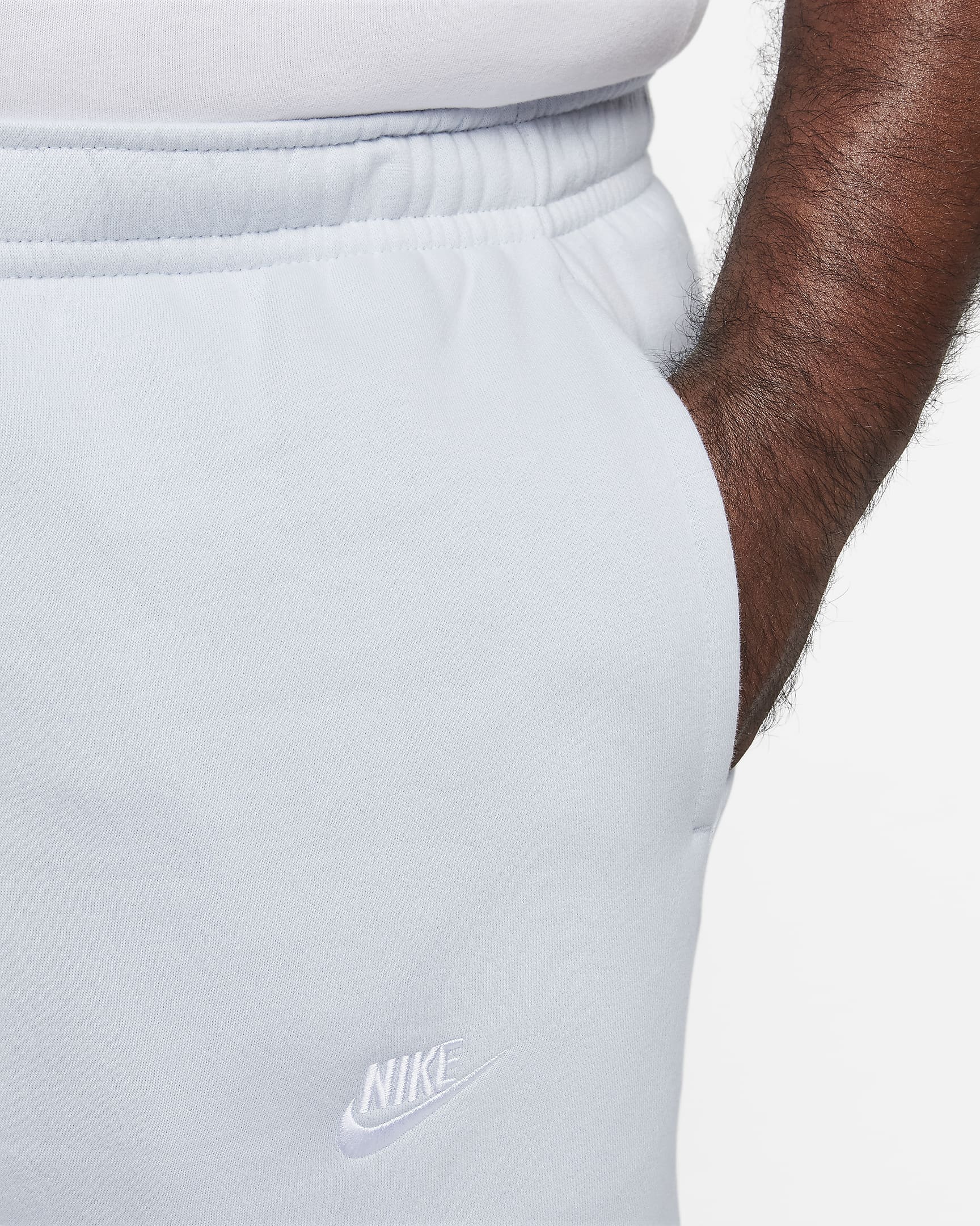 Nike Sportswear Club Fleece Jogginghose - Pure Platinum/Pure Platinum/Weiß