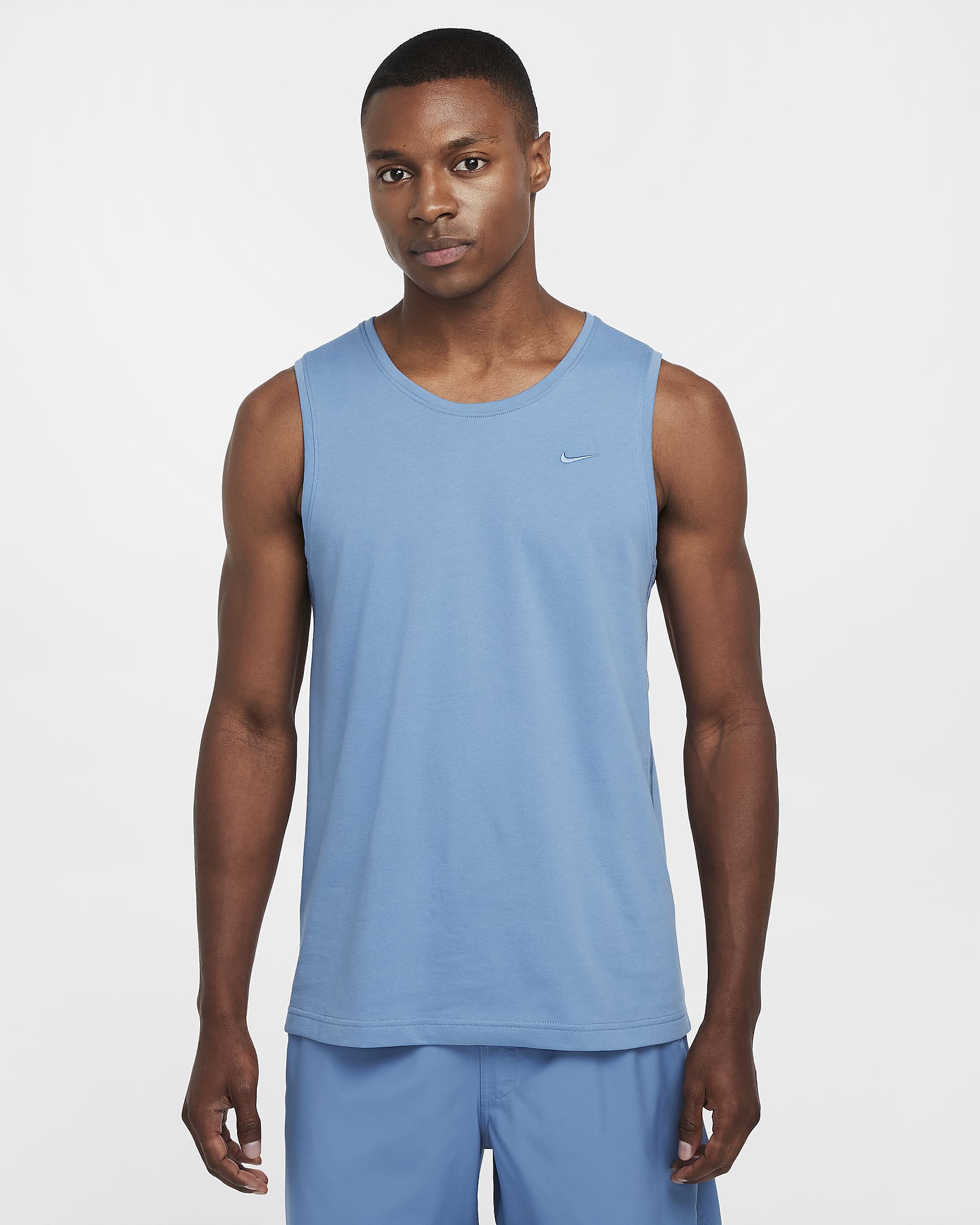 Nike Primary Men's Dri-FIT Versatile Tank Top - Aegean Storm/Aegean Storm