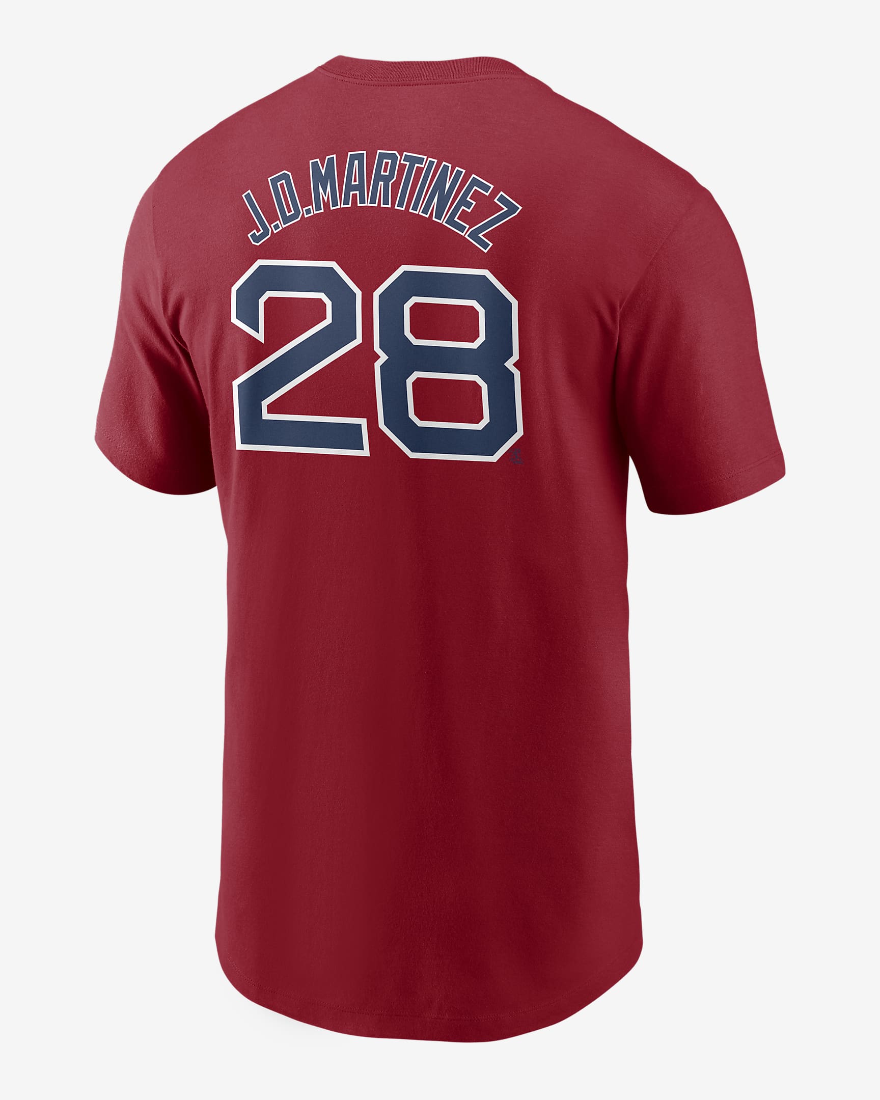 Playera para hombre MLB Boston Red Sox (J.D. Martinez) - Rojo deportivo