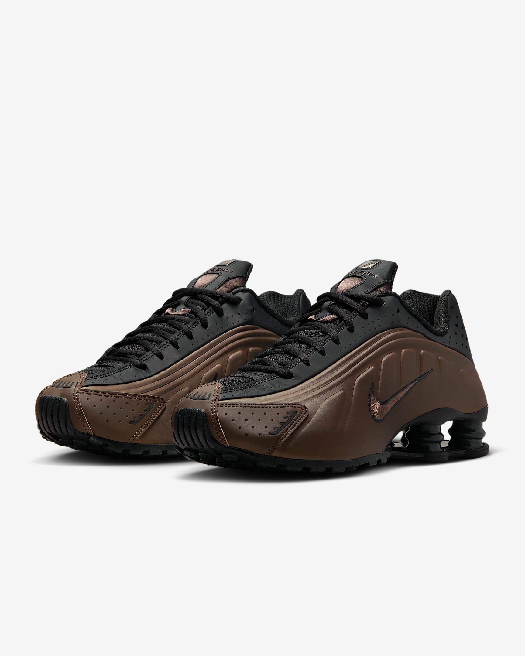 Scarpa Nike Shox R4 – Donna - Off Noir/Ironstone/Dark Smoke Grey/Off Noir