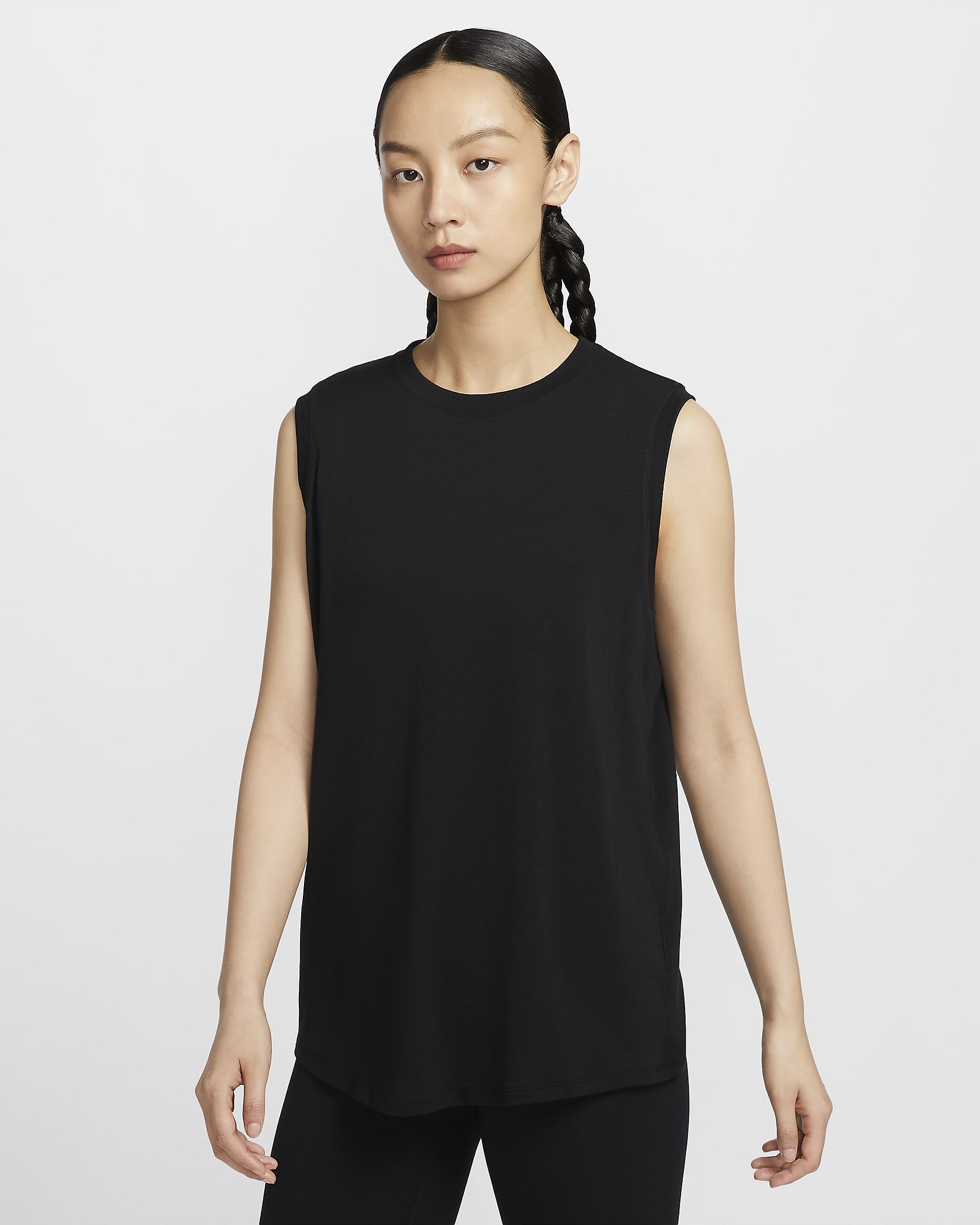 Nike One Relaxed Women's Dri-FIT Tank Top - Black/Black