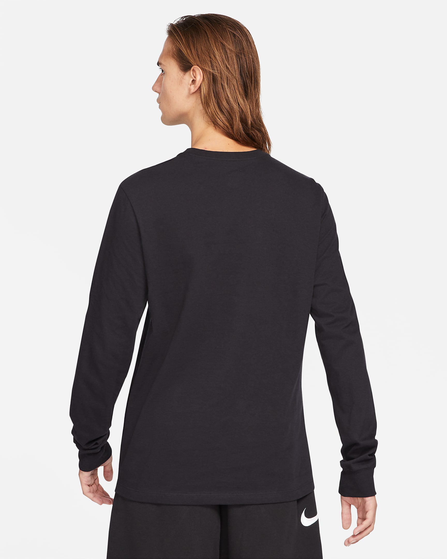 Nike Sportswear Men's Long-Sleeve T-Shirt - Black