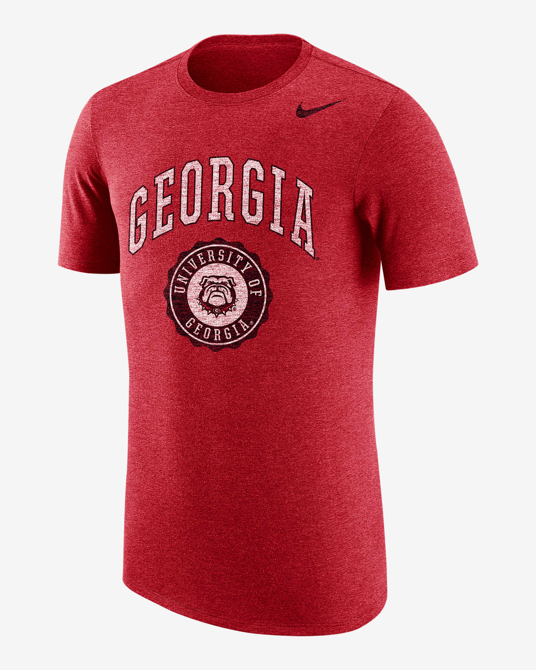 Nike College (Georgia) Men's T-Shirt - Red Heather