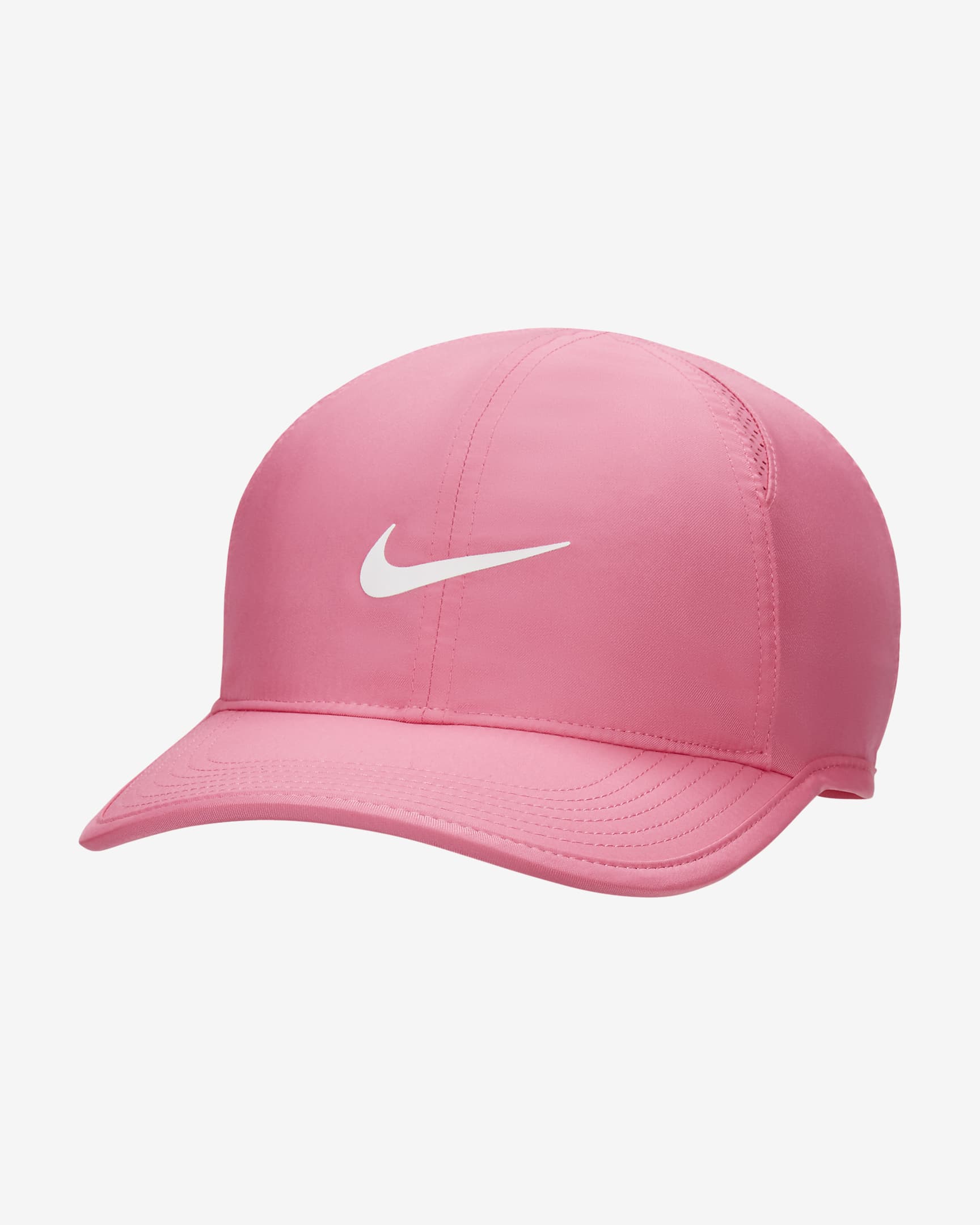 Nike Dri-FIT Club unstrukturierte Featherlight Cap - Pinksicle/Weiß