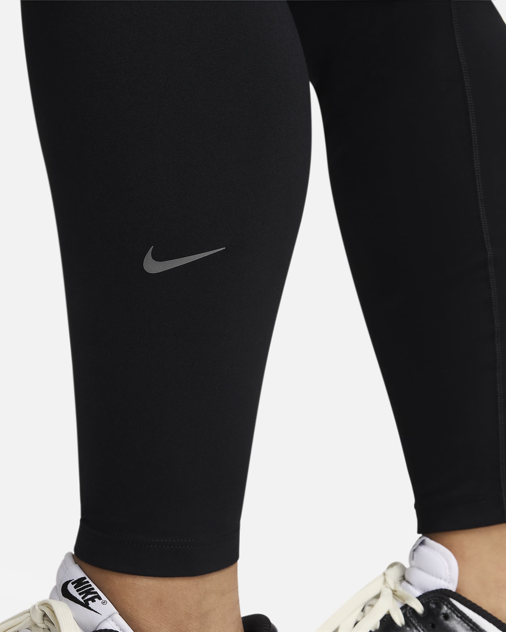 Nike One Women's High-Waisted Full-Length Leggings (Plus Size) - Black/Black