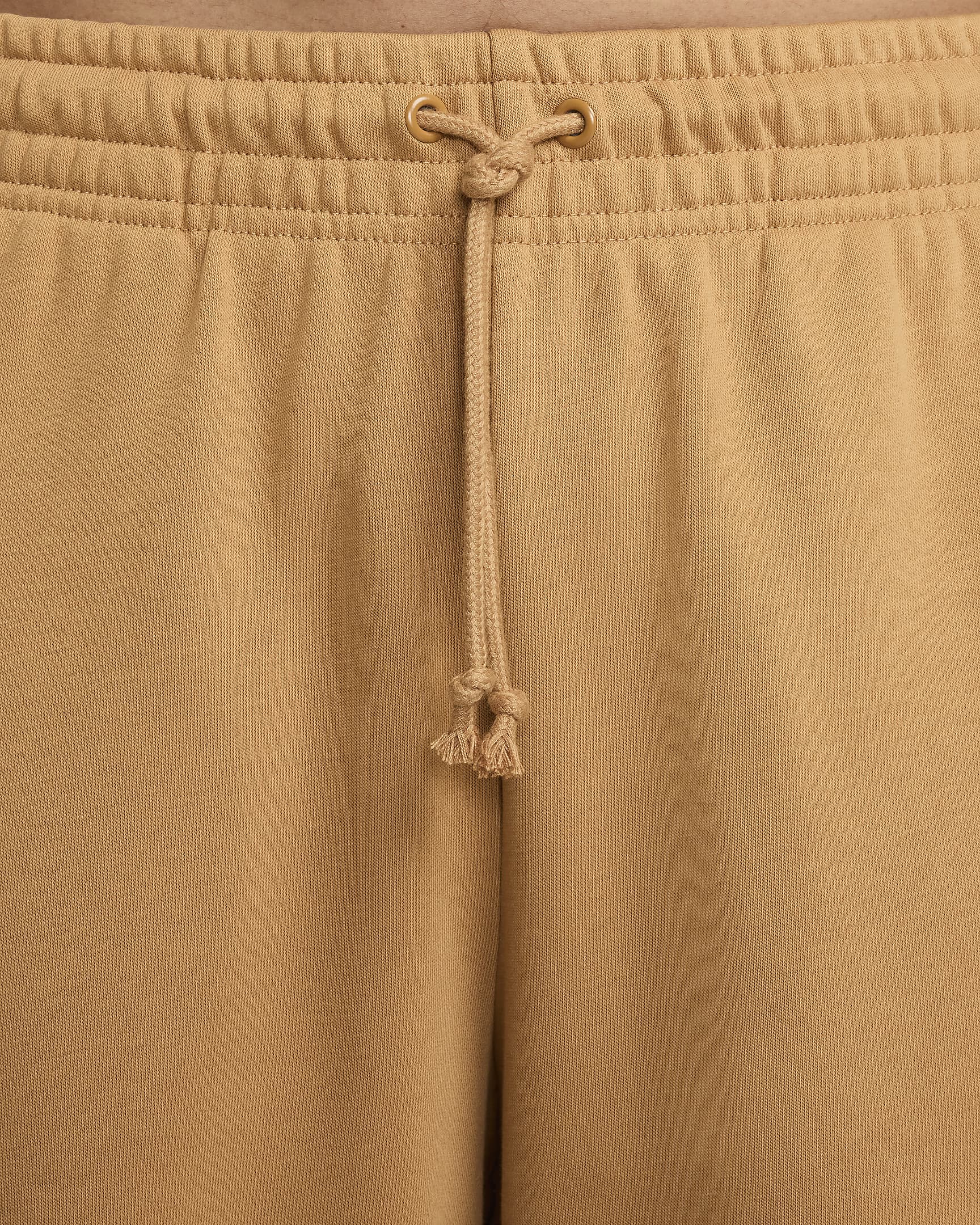 Nike Sportswear Phoenix Fleece Women's High-Waisted Oversized French Terry Tracksuit Bottoms - Flax/Sail