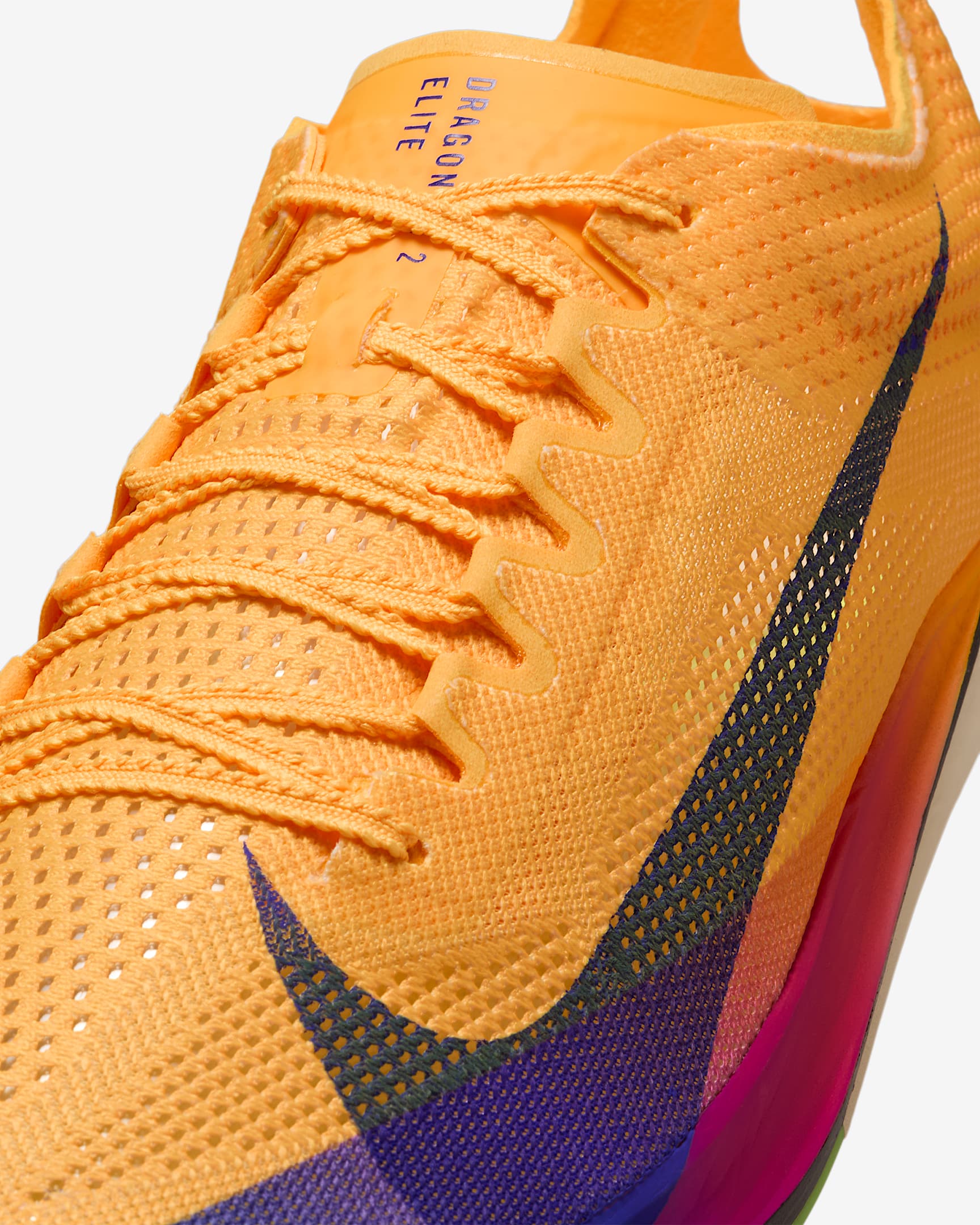Nike Dragonfly 2 Elite 田徑長距離釘鞋 - Citron Pulse/Volt Ice/Laser Orange/Indigo Burst