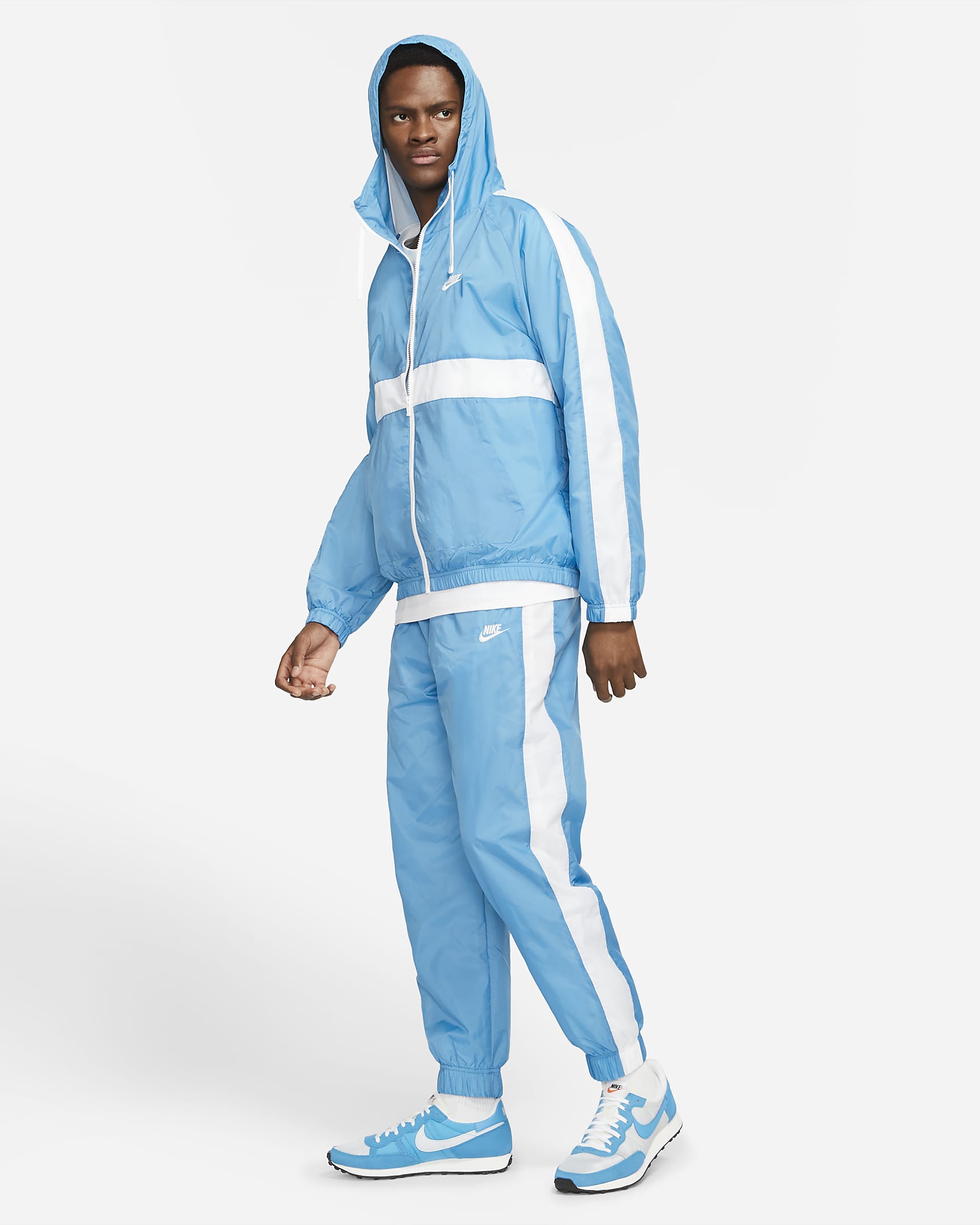 Nike Sportswear Mens Hooded Woven Tracksuit Nike Lu