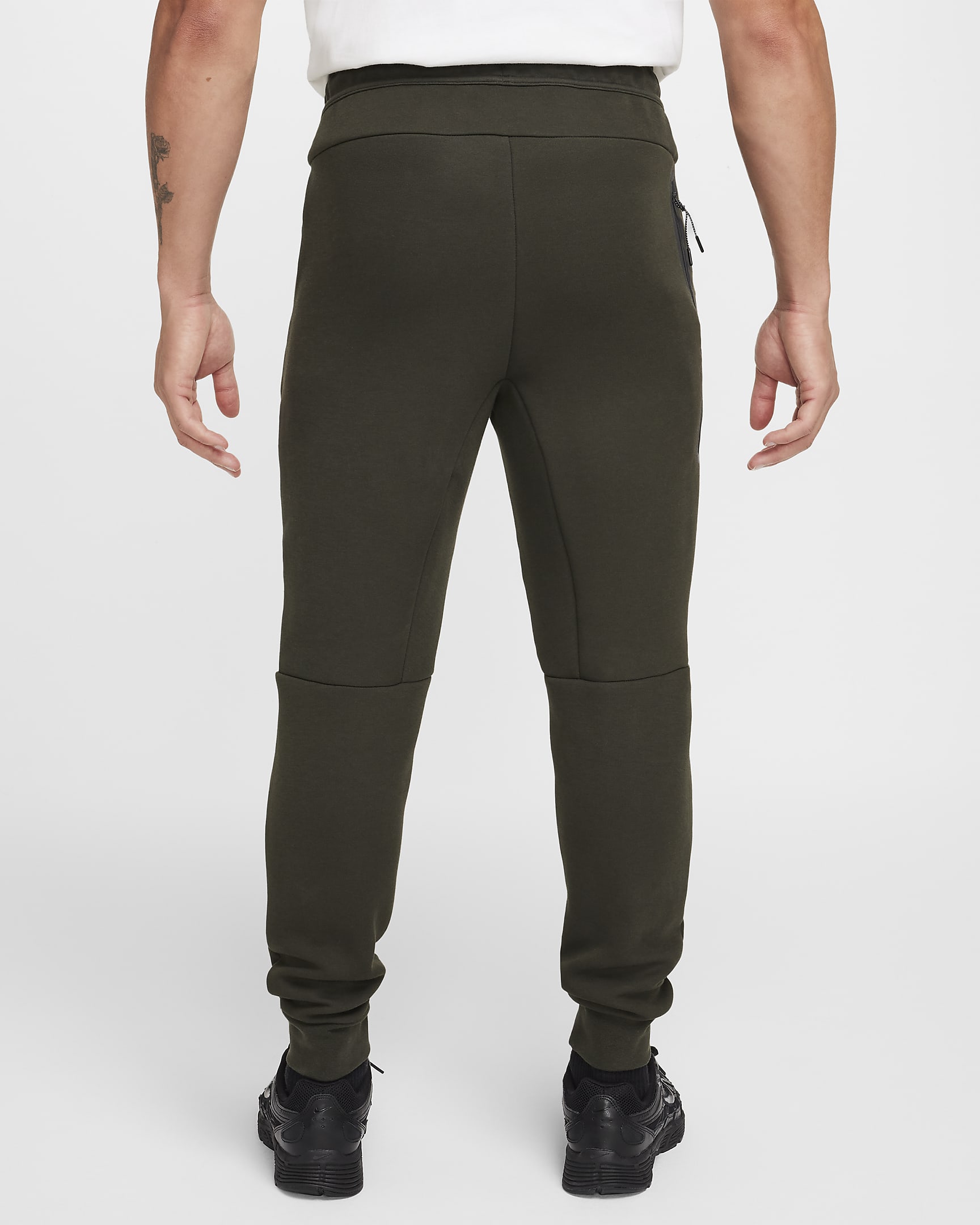 Nike Tech Men's Fleece Joggers - Sequoia/Medium Olive/Black