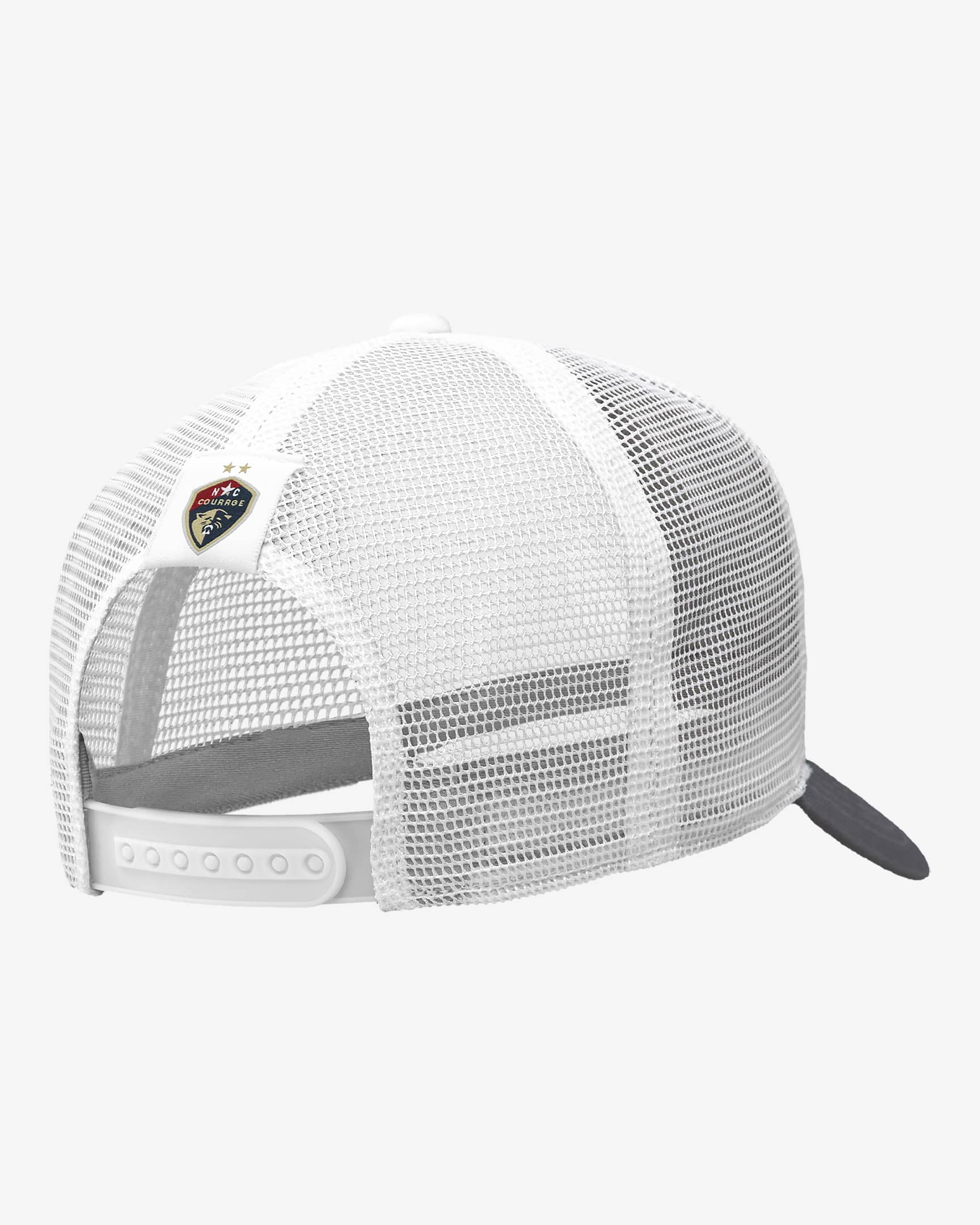 Gorra de rejilla Nike NWSL North Carolina Courage - Blanco