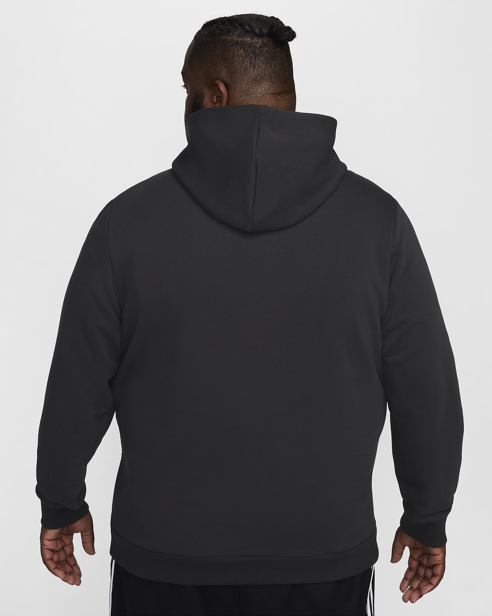 Sudadera con gorro sin cierre de básquetbol Dri-FIT Standard Issue para hombre Kevin Durant - Negro/Vela/Vela