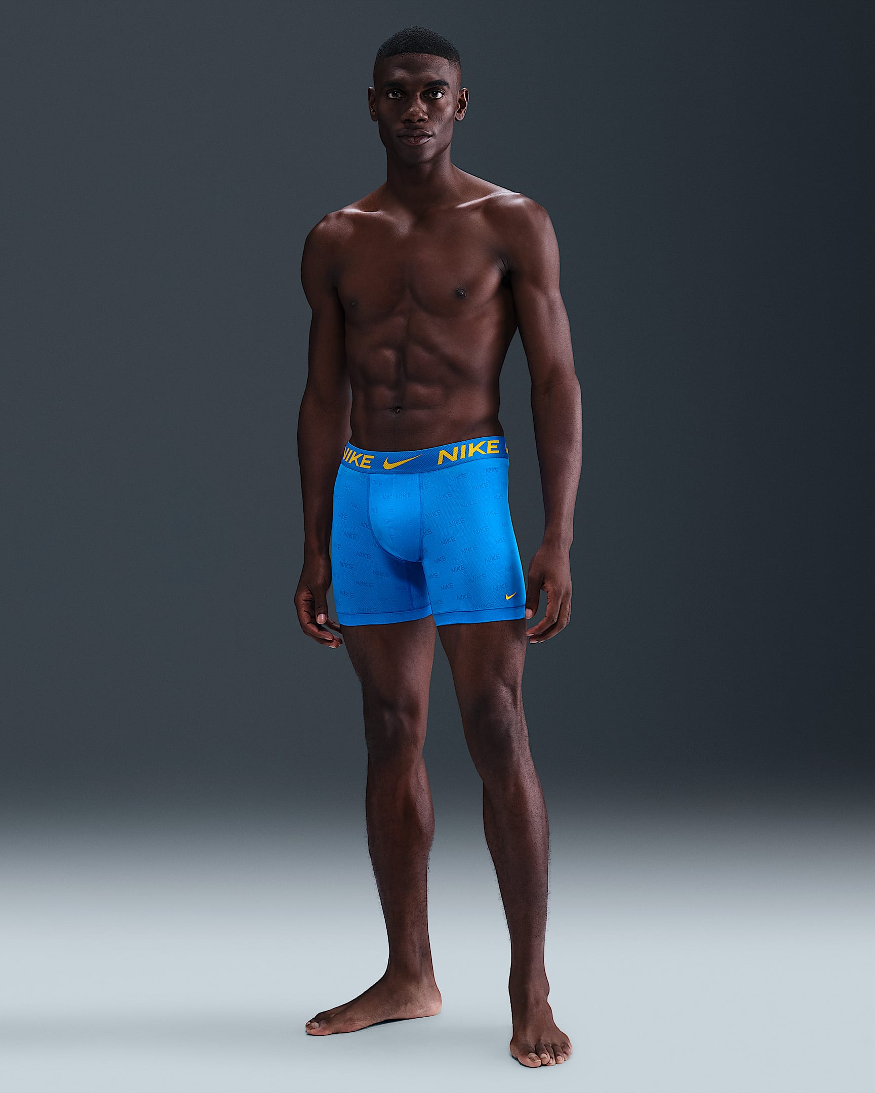 Nike Dri-FIT ADV Micro Men's Boxer Briefs (3-Pack) - Royal Blue