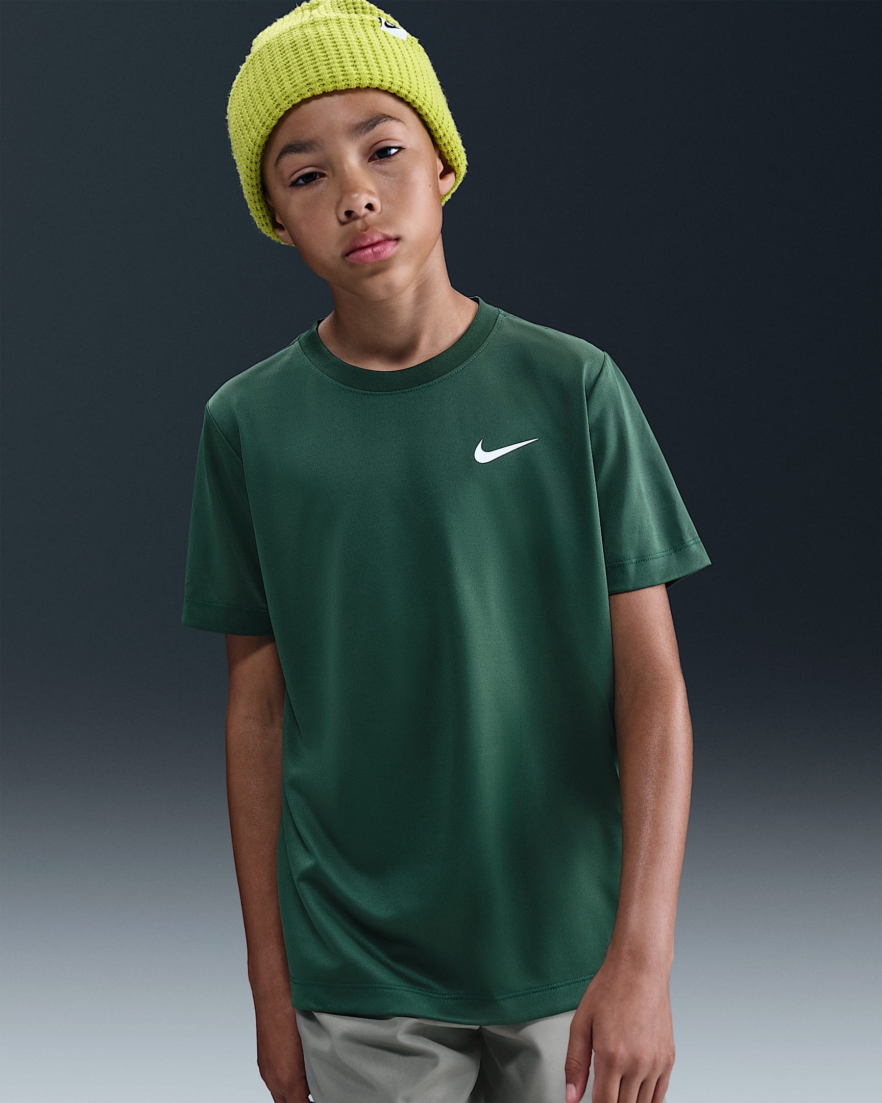 Nike Legend Big Kids' Dri-FIT T-Shirt - Fir