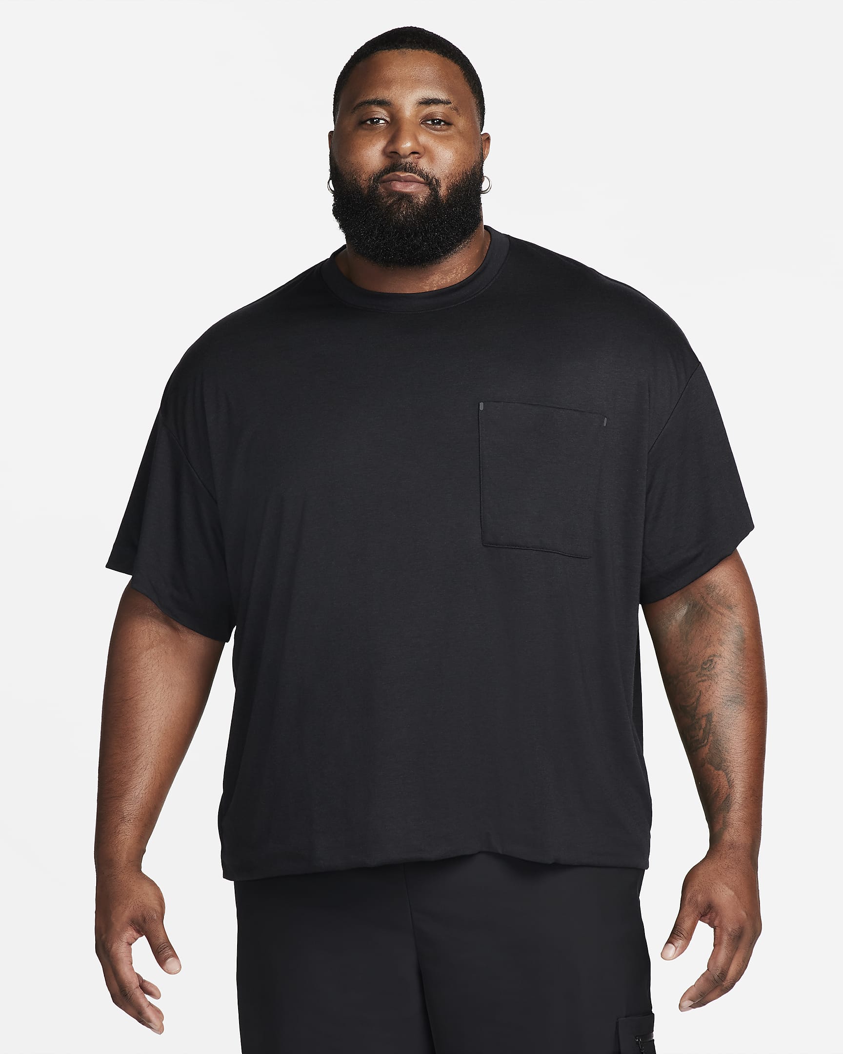 Nike Sportswear Tech Pack Men's Dri-FIT Short-Sleeve Top - Black/Black/Black