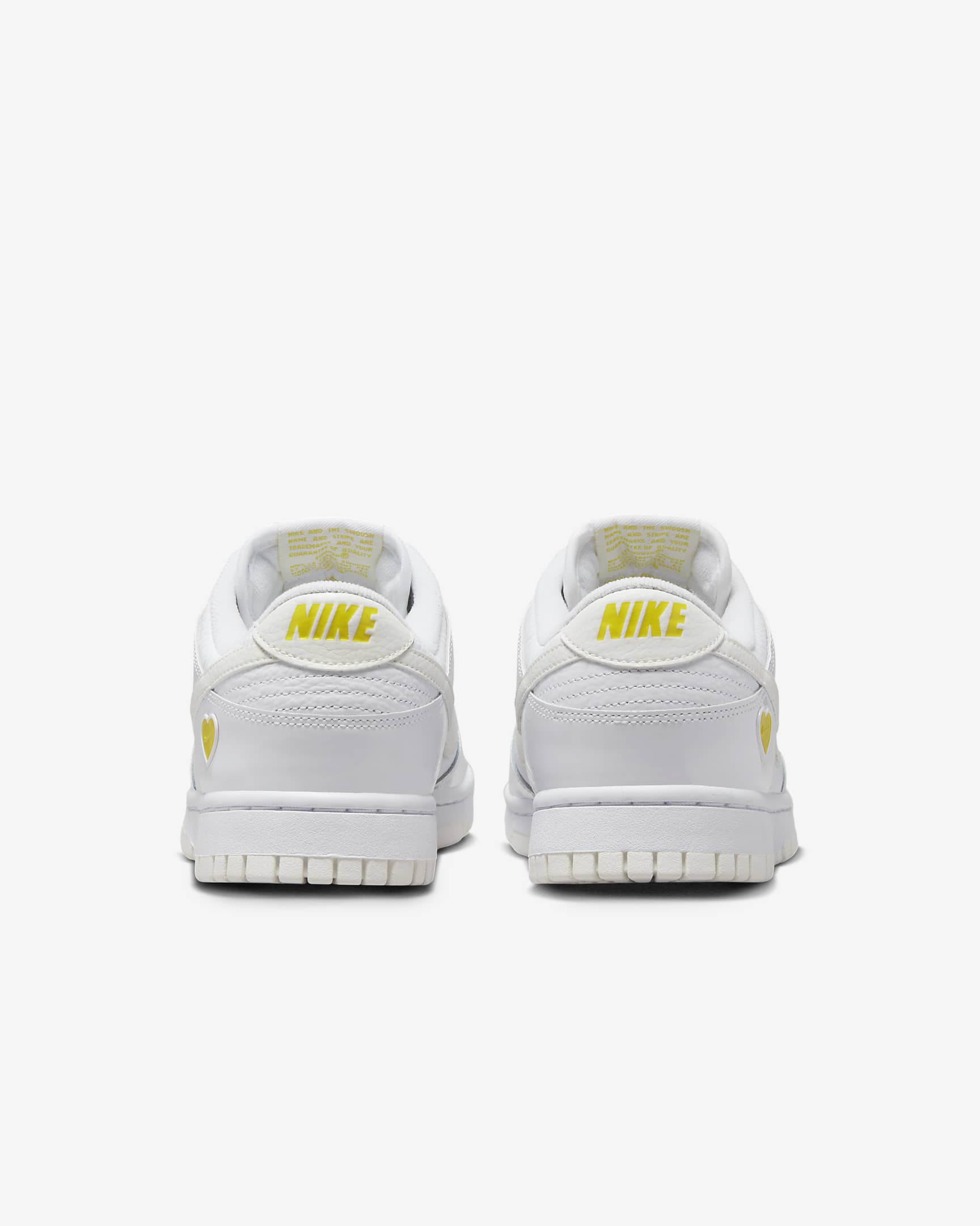 Scarpa Nike Dunk Low – Donna - Bianco/Opti Yellow/Sail