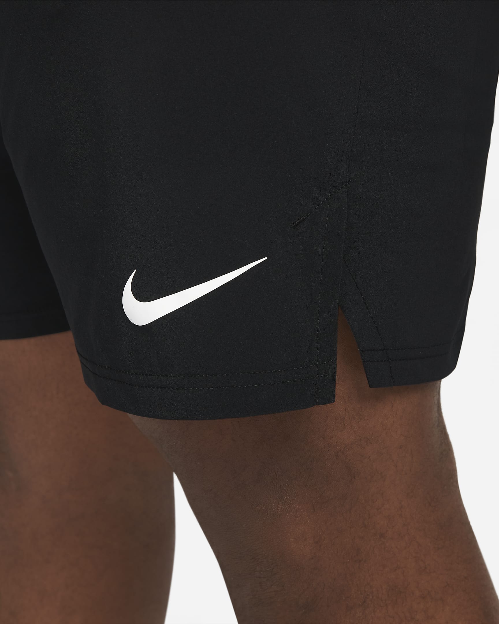 Shorts de entrenamiento de 20 cm para hombre Nike Pro Dri-FIT Flex Vent Max - Negro/Blanco