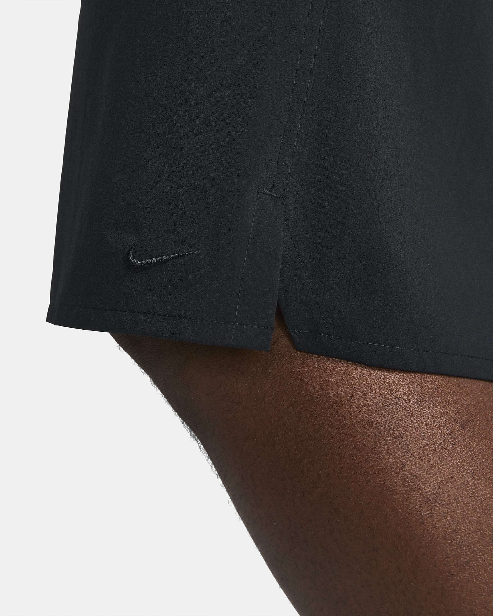 Short non doublé Dri-FIT 23 cm Nike Unlimited pour homme - Noir/Noir/Noir