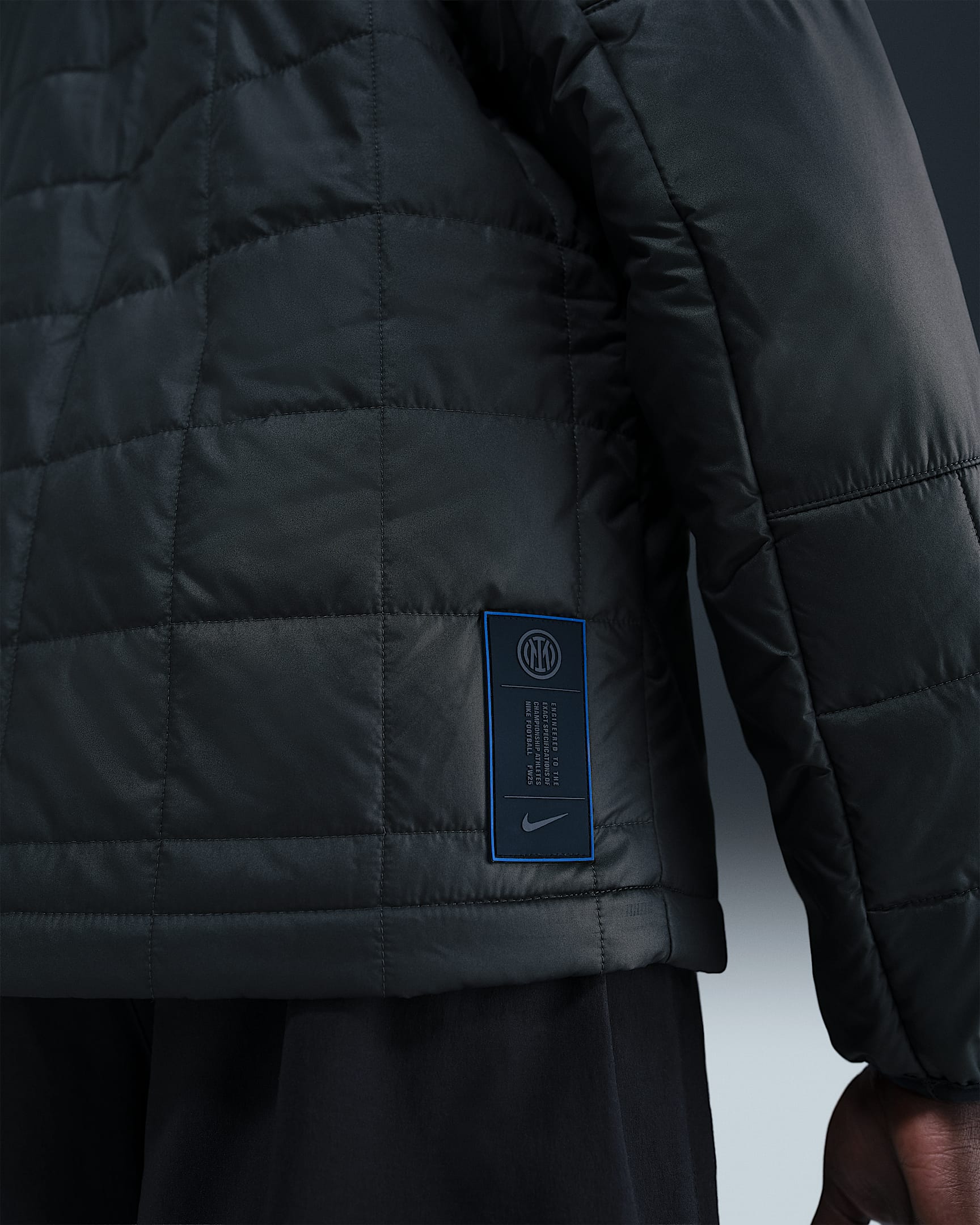 Inter Milan Men's Nike Football Synthetic Fill Hooded Jacket