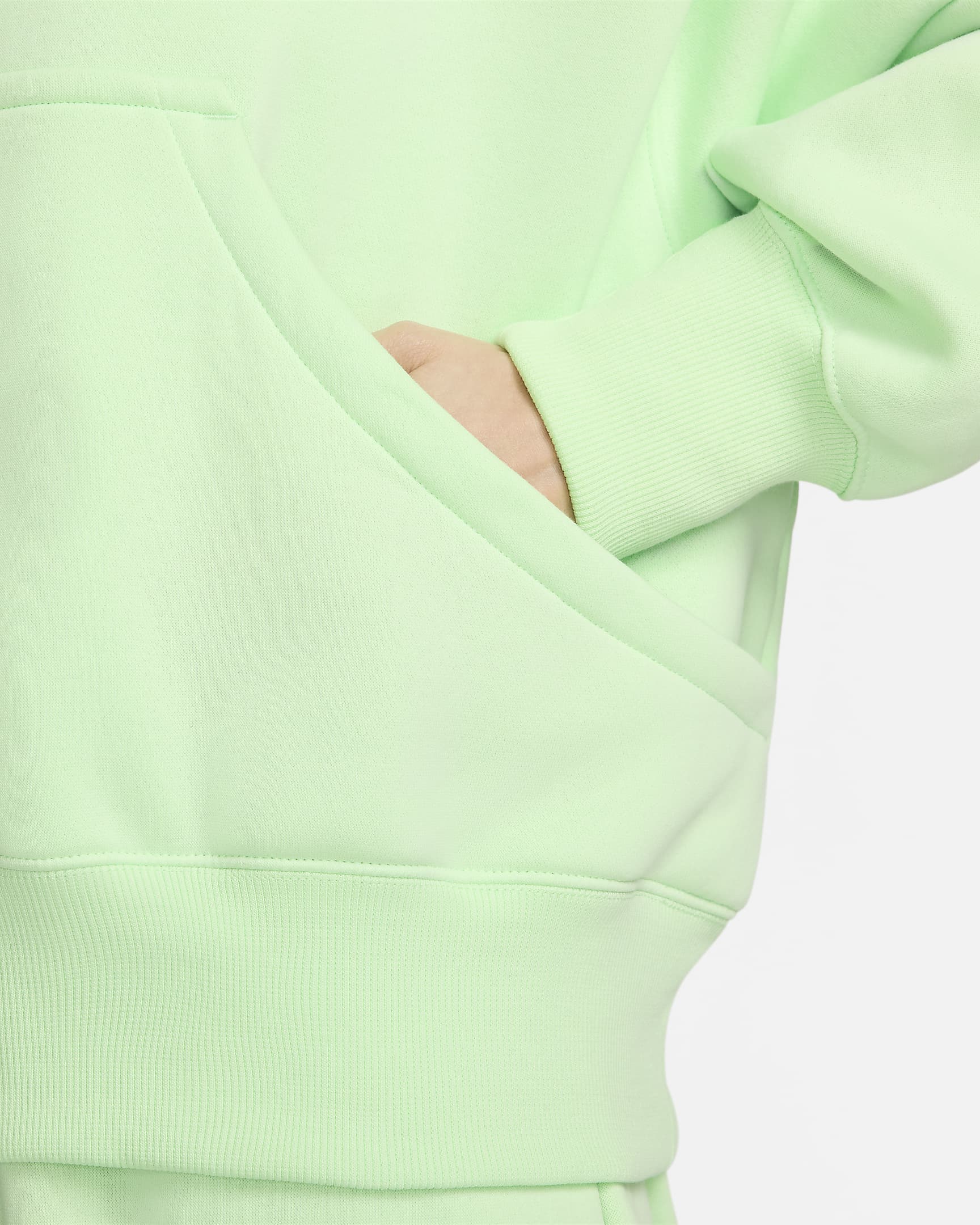 Nike Sportswear Phoenix Fleece Women's Over-Oversized Pullover Hoodie - Vapor Green/Sail