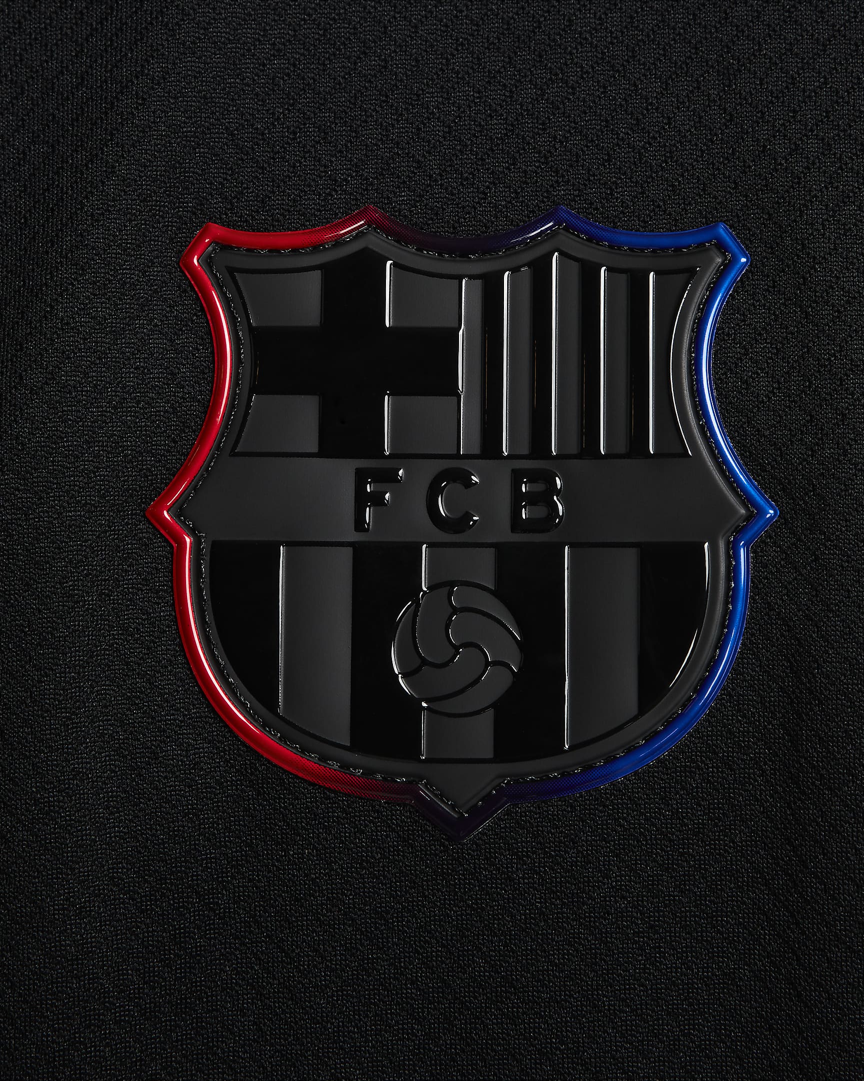 F.C. Barcelona 2024/25 Stadium Away Men's Nike Dri-FIT Football Replica Shirt - Black/Hyper Royal/University Red/Black