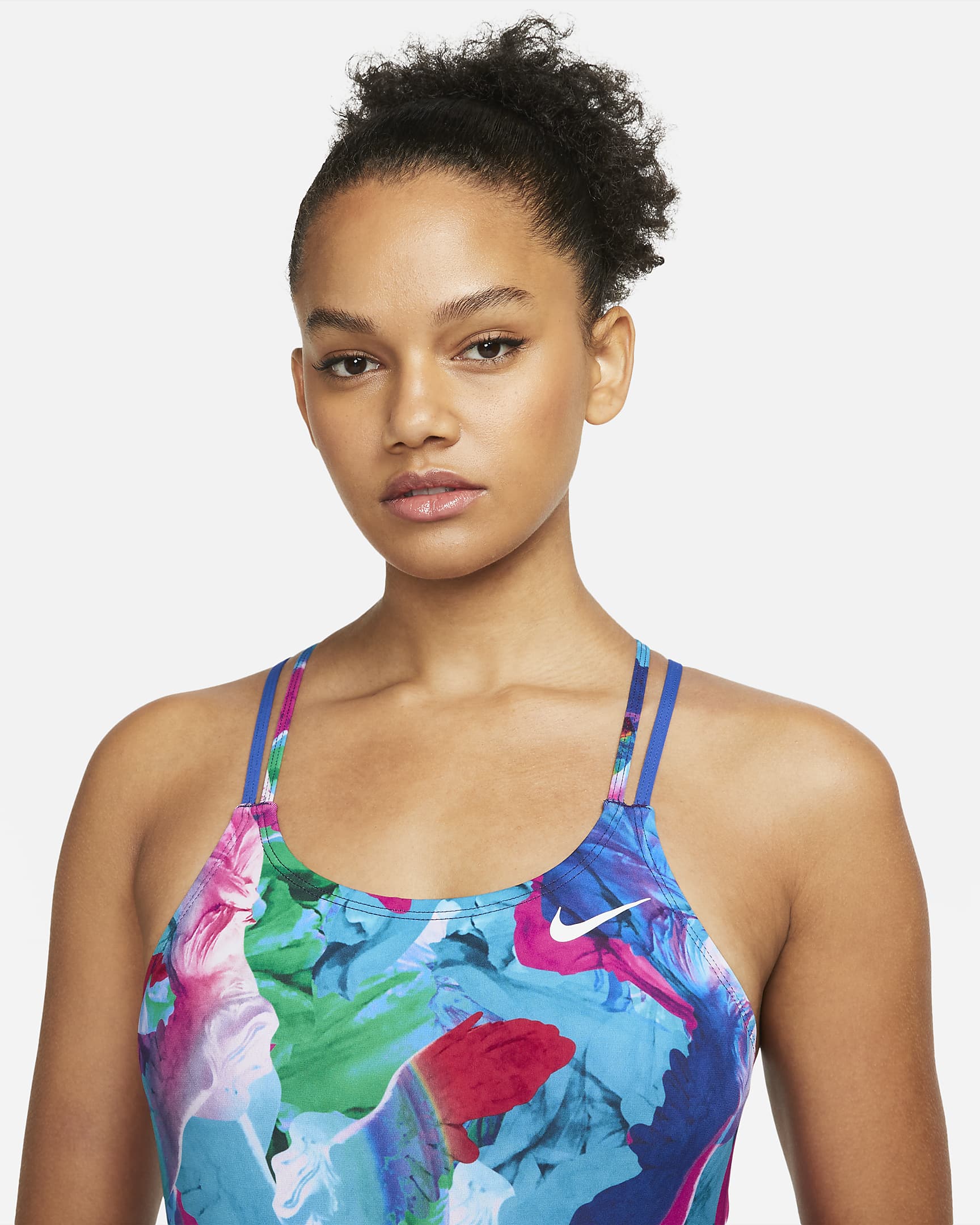 Nike HydraStrong Multiple Print Women's Spiderback OnePiece. Nike PT