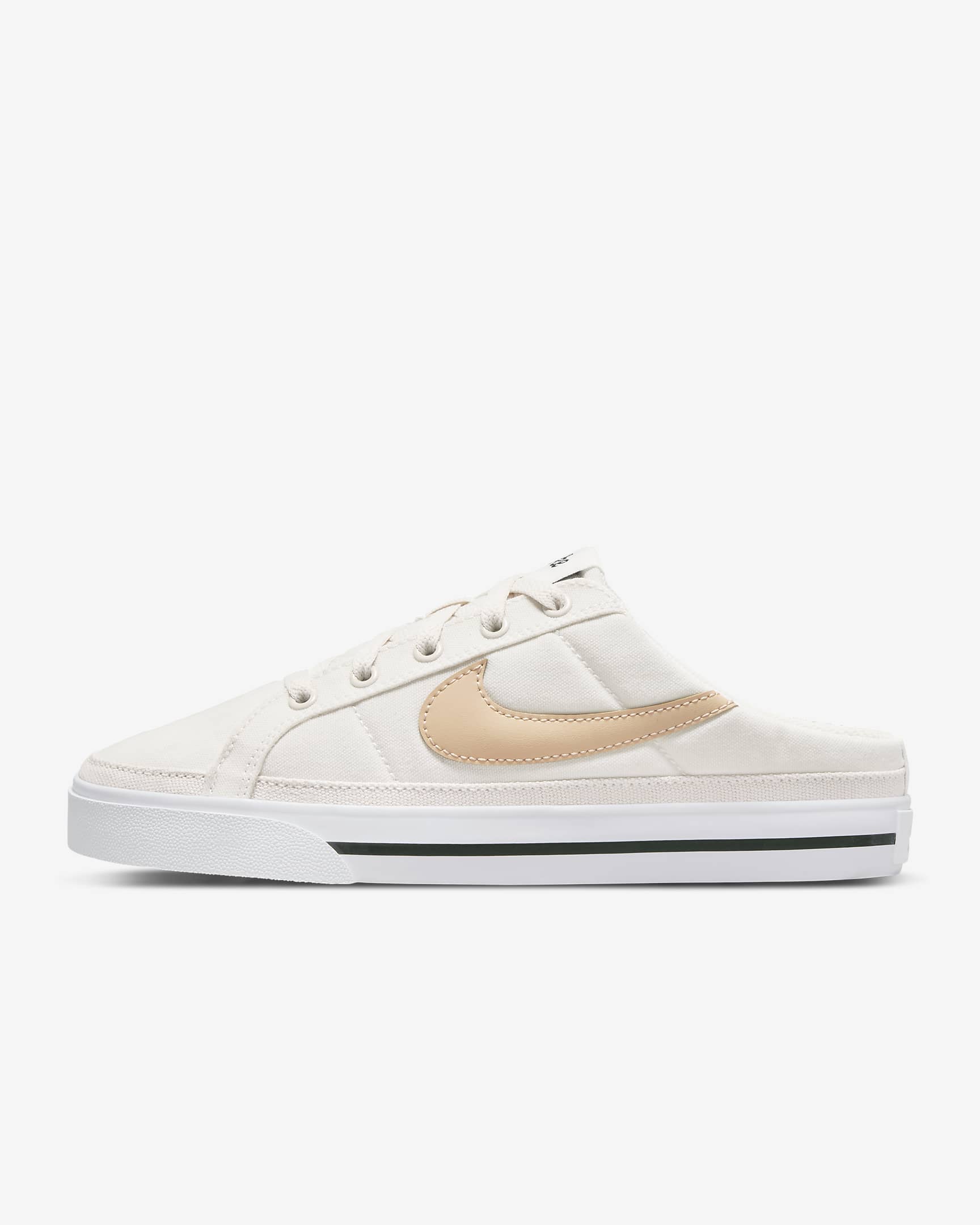 NikeCourt Legacy Women's Mules - Phantom/White/Black/White Onyx