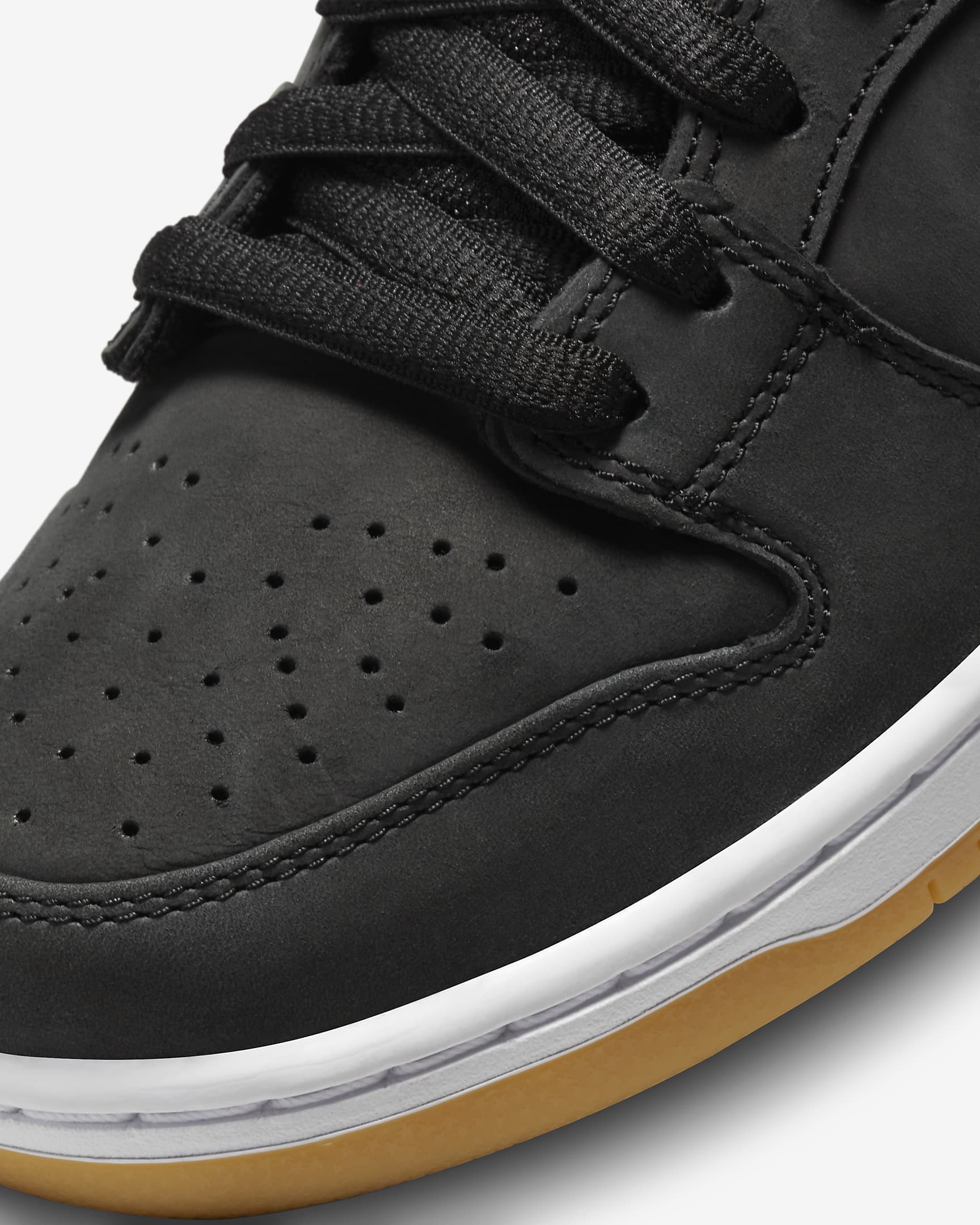 Tenis de skateboarding Nike SB Dunk Low Pro - Negro/Negro/Marrón claro goma/Blanco