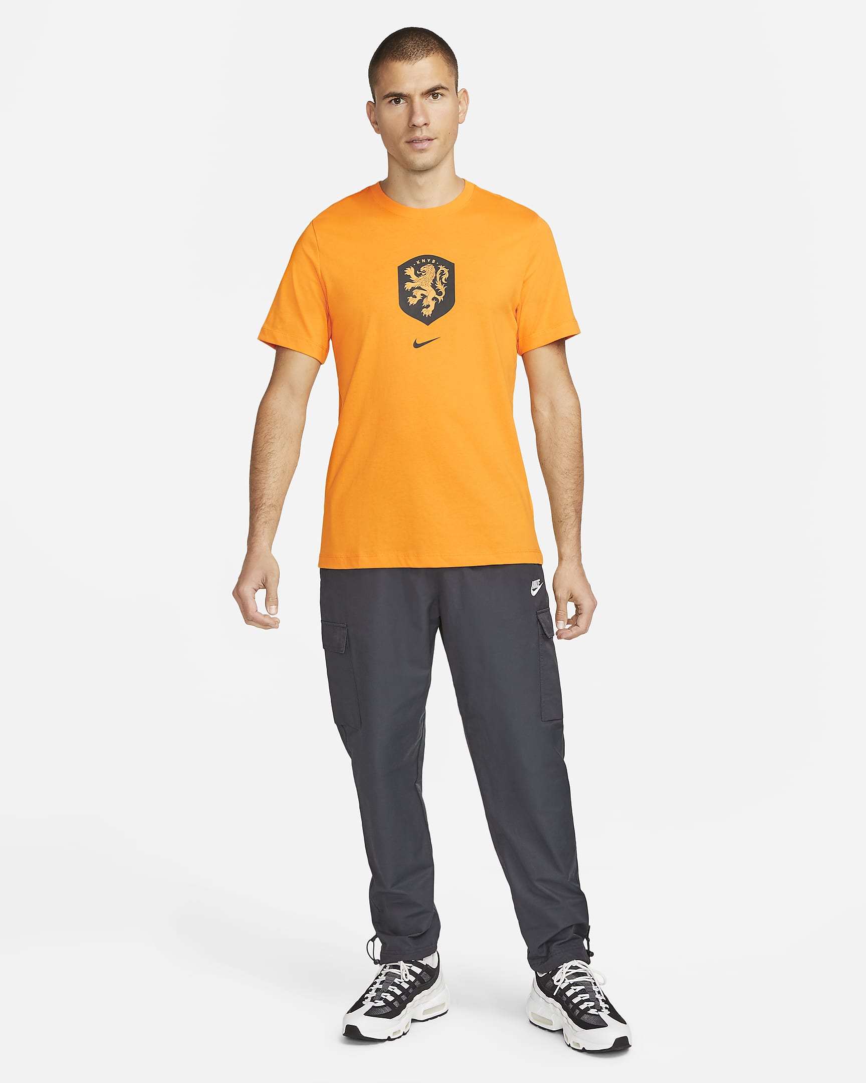 Netherlands Men's Nike T-Shirt - Orange Peel